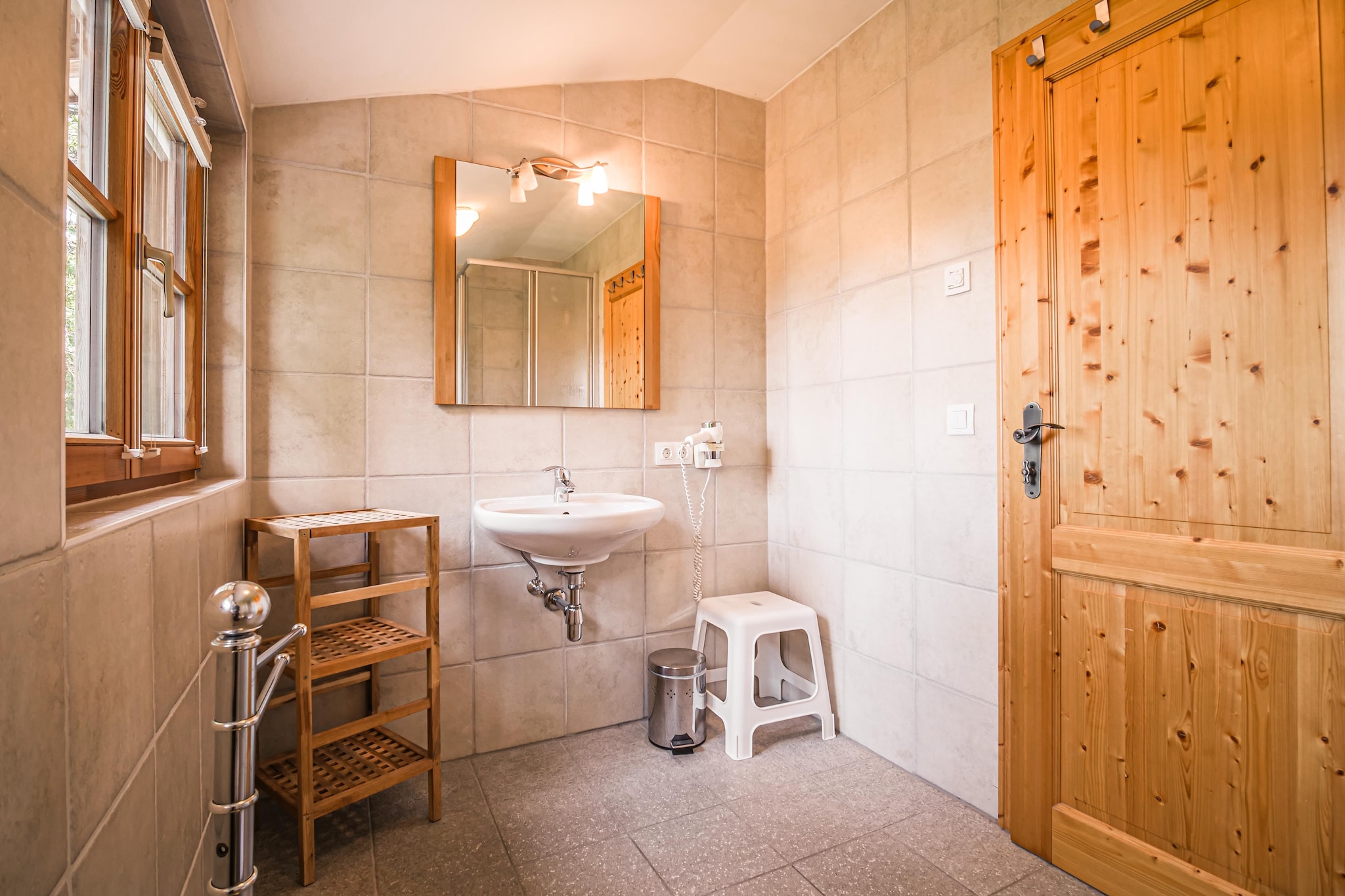 Murmeltierhütte - Badkamer