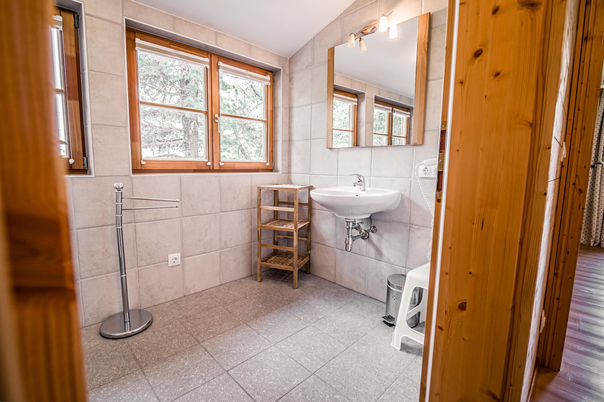 Murmeltierhütte - Badkamer