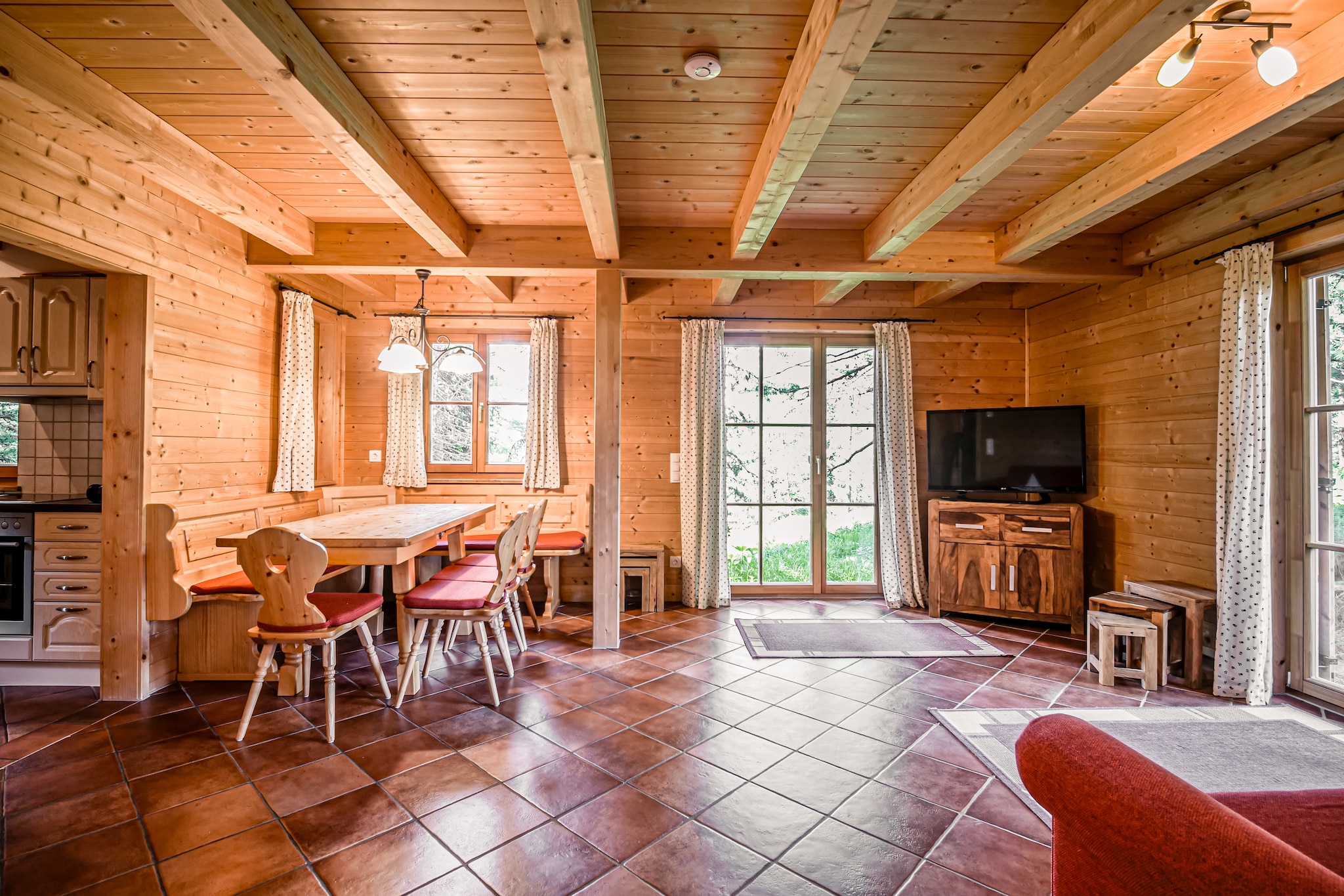 Murmeltierhütte - Woonkamer