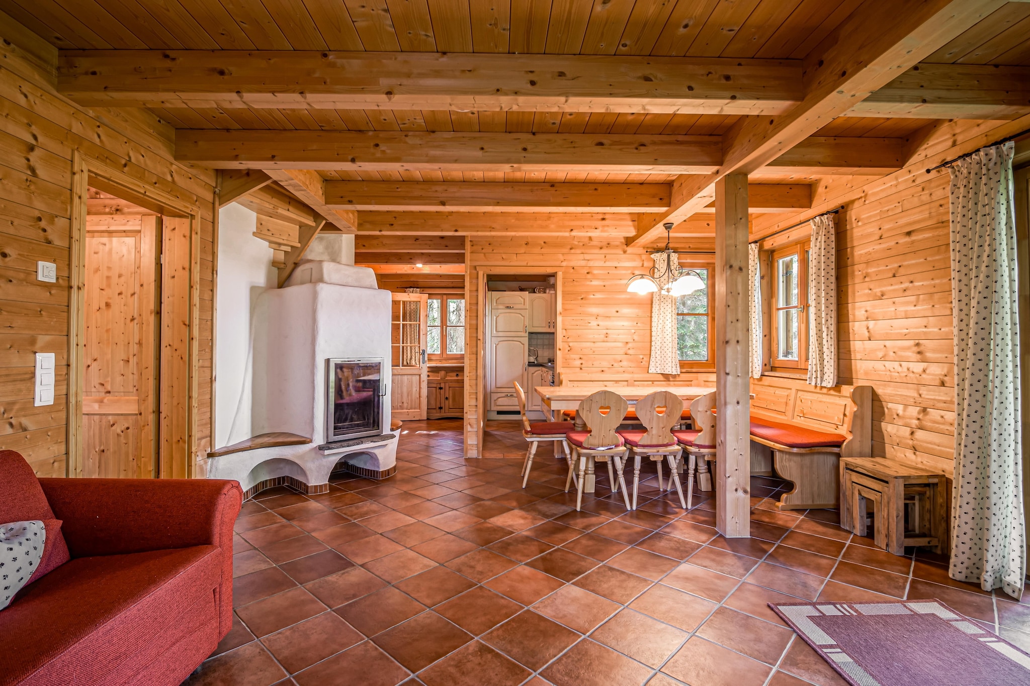 Murmeltierhütte - Woonkamer