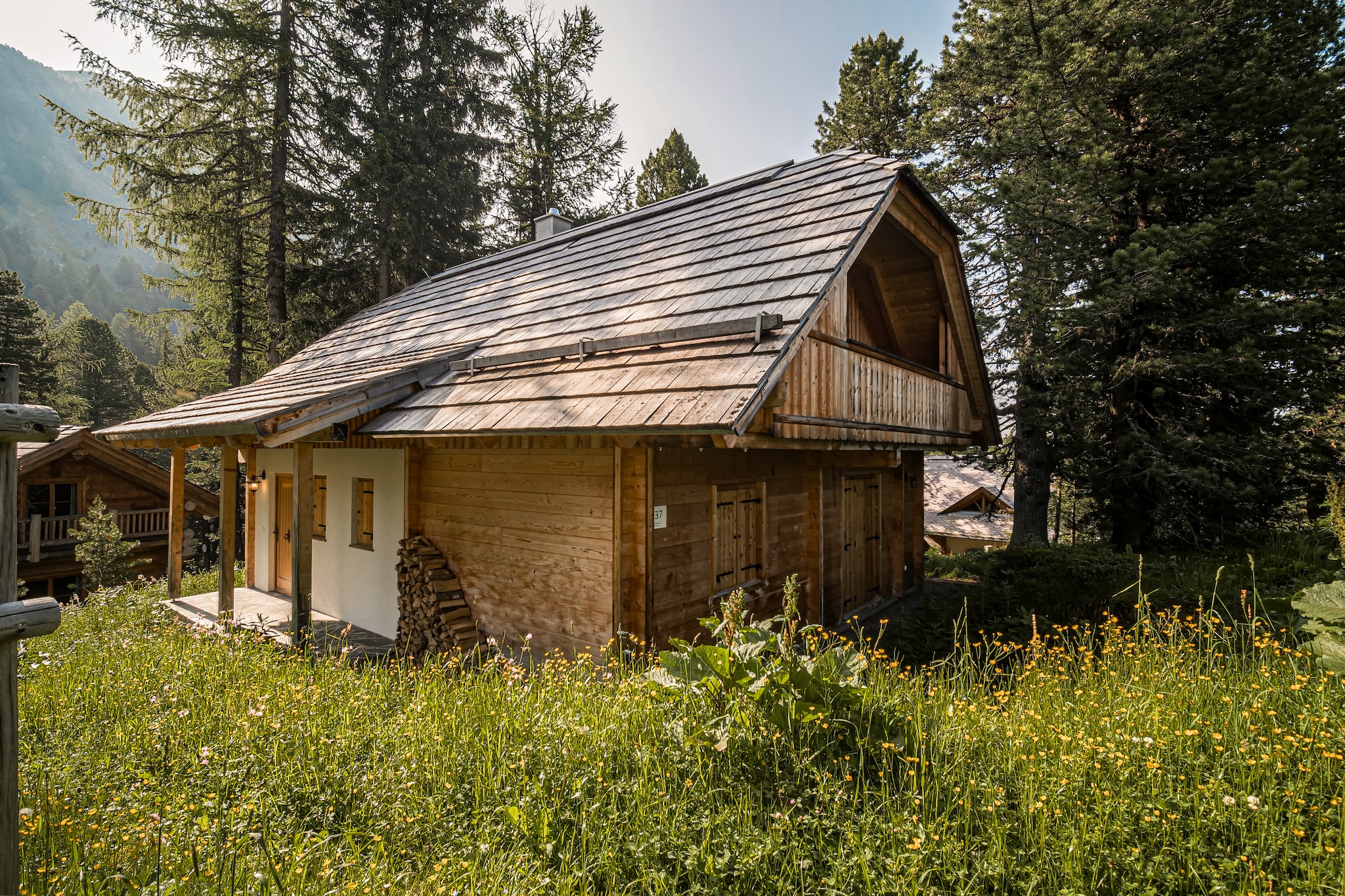 Murmeltierhütte - Buitenkant zomer