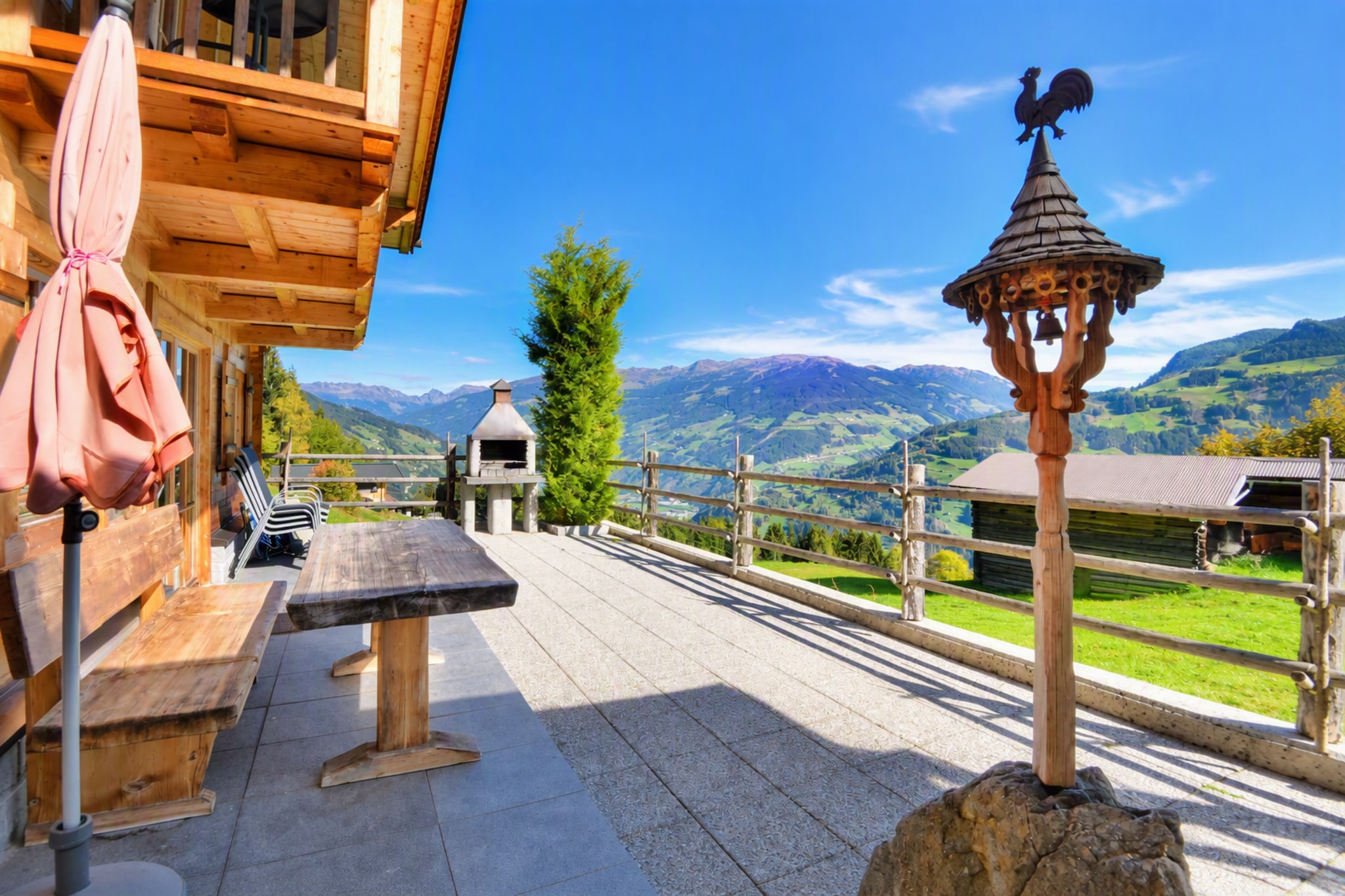 Chalet Berghuamat für 2 Personen - Terrasbalkon
