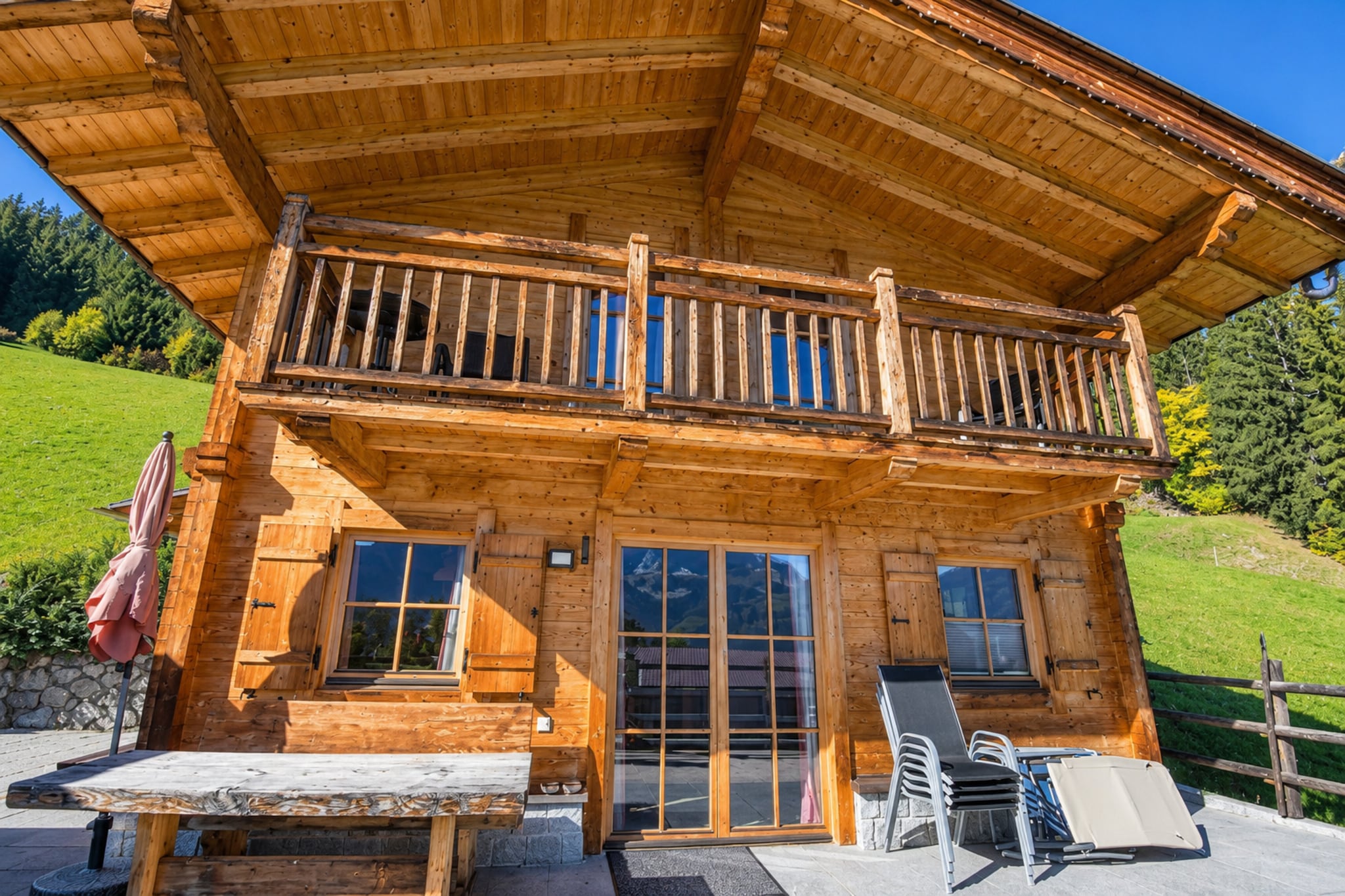 Chalet Berghuamat für 4 Personen - Buitenkant zomer