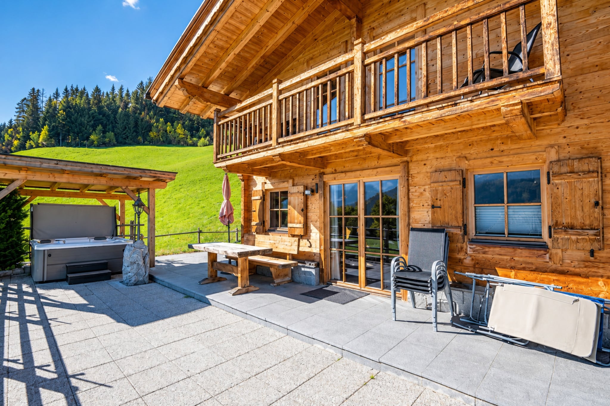 Chalet Berghuamat für 4 Personen - Buitenkant zomer