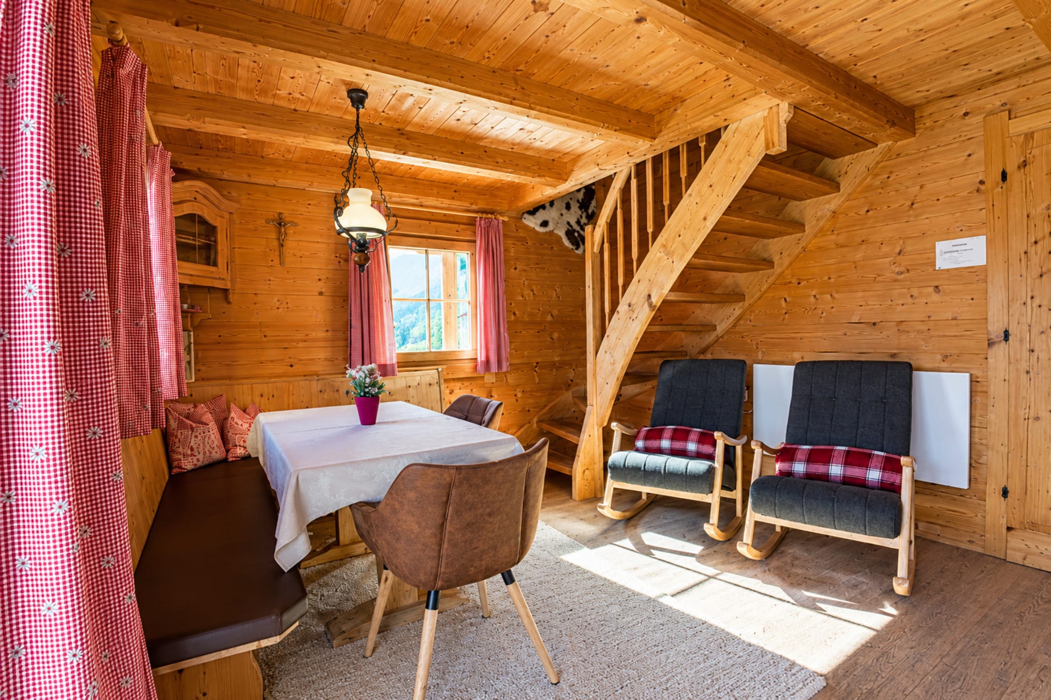 Chalet Berghuamat für 4 Personen - Woonkamer