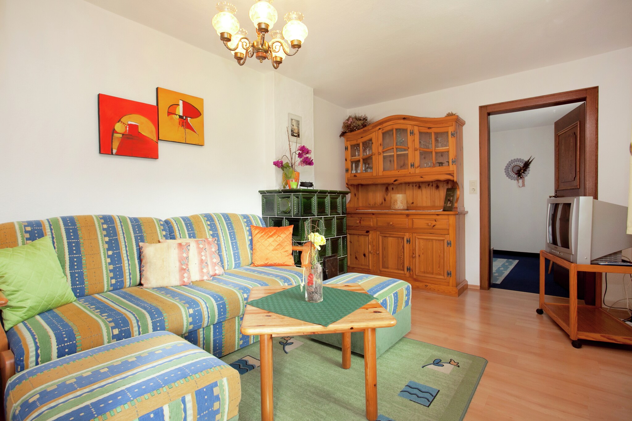 Located in Stuhlfelden, this beautiful apartment offers uninterrupted gorgeous mountain views. 2 bedrooms can accommodate 4 people, making it well-suited for a couple or small family.
Ski enthusiasts can take the nearest ski lift located just 8 km away. Guests can enjoy a dip in public pool at 700 m or enjoy delicious food at nearby restaurants at 800 m. The town centre is 800 m away, where you can buy essentials or eat out.
The well-furnished apartment features a well-equipped large kitchen. Enjoy panoramic views from the private terrace, while having meals. Other amenities for your convenience include barbecue, floor heating and parking facility. There is a table tennis table outside where you can play amidst stunning views.