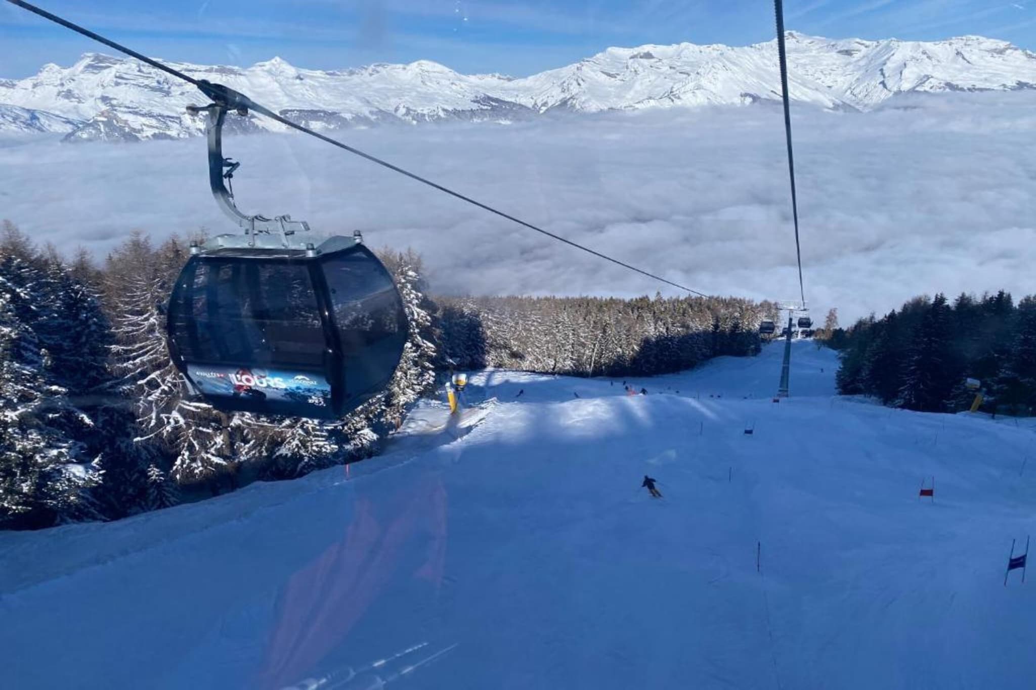 Chalet Le Chaînon-Gebied winter 5km