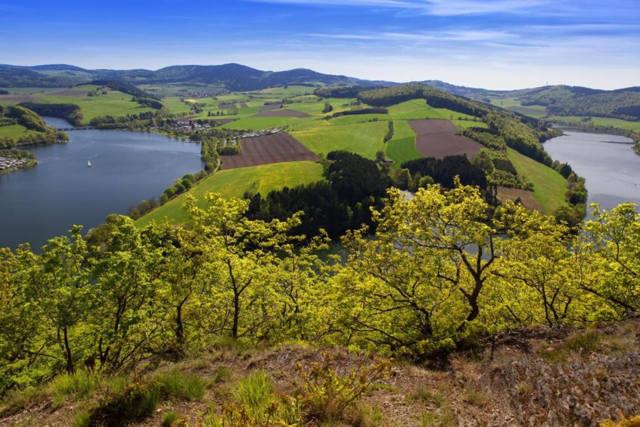Diemelsee-Gebieden zomer 5km