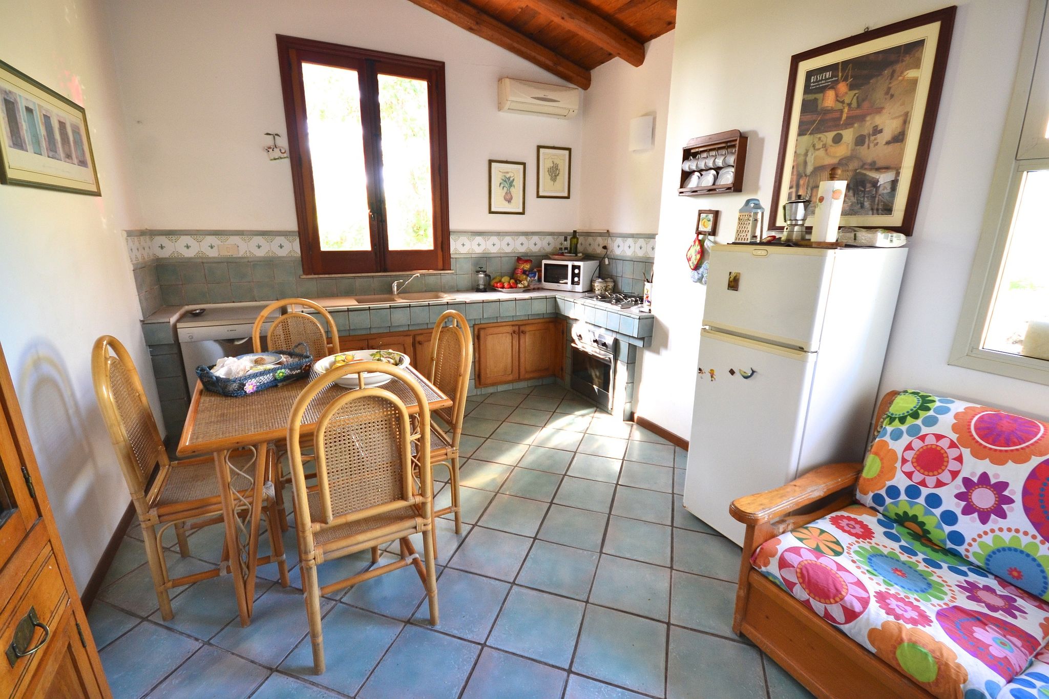 Maison de vacances couverte en Sicile avec terrasse privée