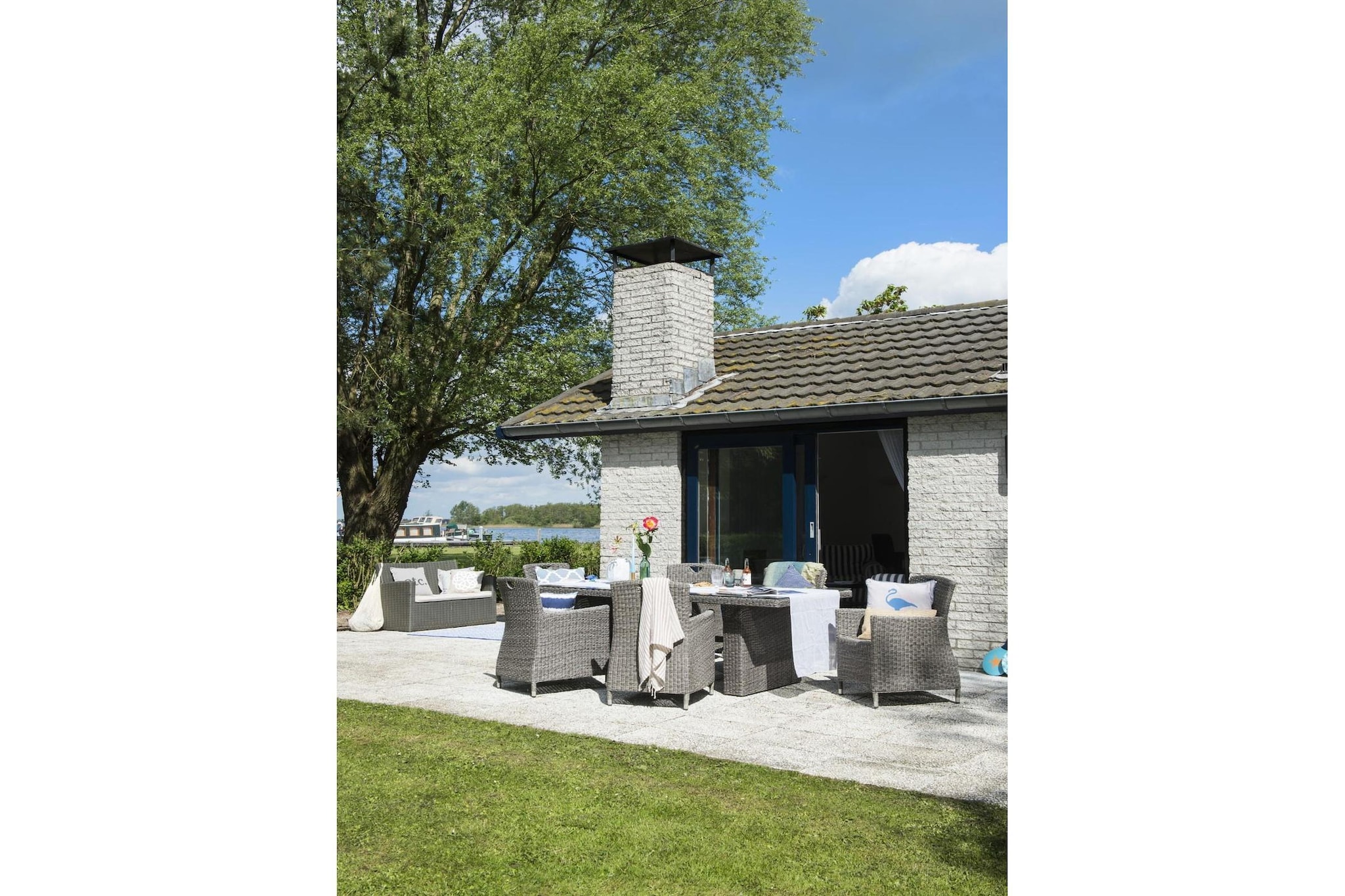 Bungalowpark Rien van den Broeke Village 1-Terrasse / balcon