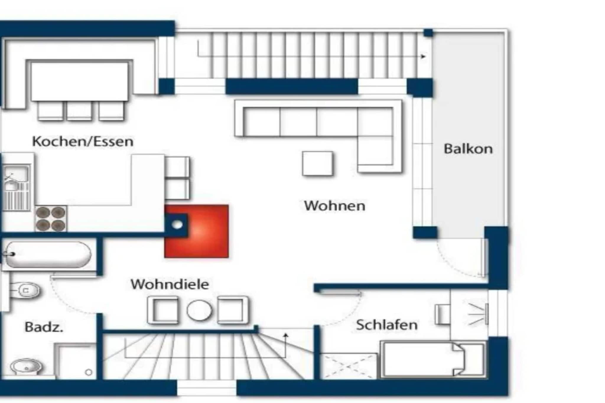 Schöneben Chalet Drei Sonnen - Plattegrond