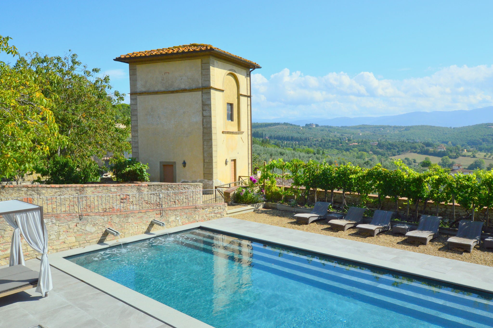 Peaceful Cottage in San Donato in Collina with Swimming Pool
