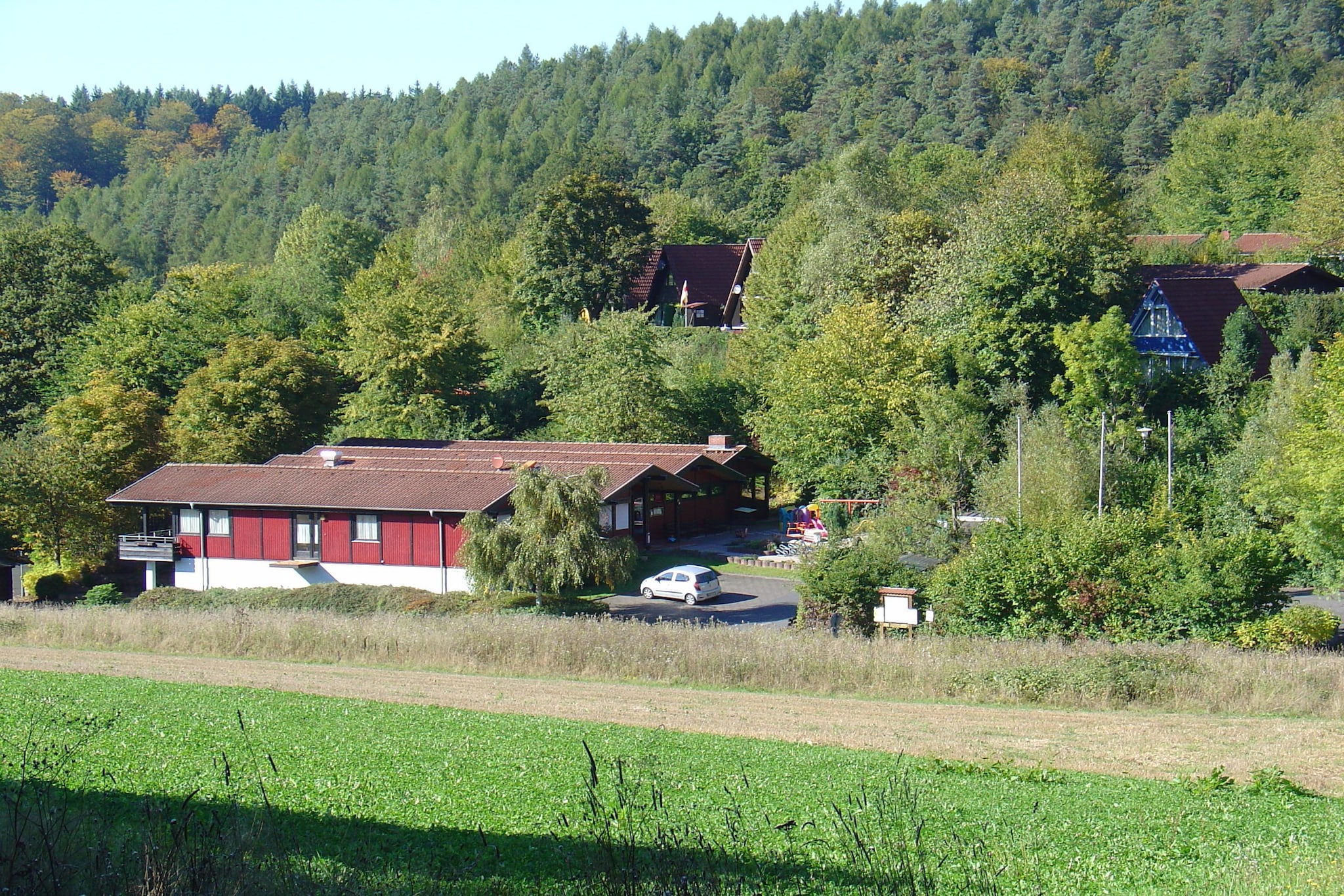 Ronshausen 3-Gebieden zomer 1km