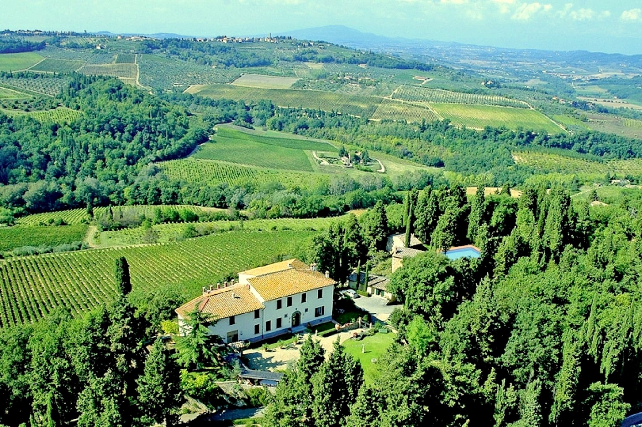 Une villa confortable située dans les collines de Toscane