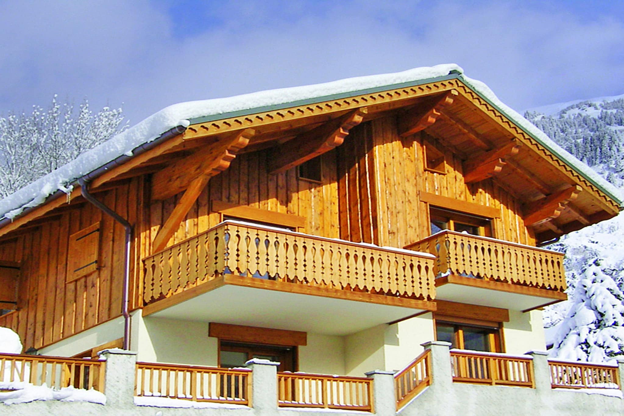 Chalet de la Côte-Exterieur winter