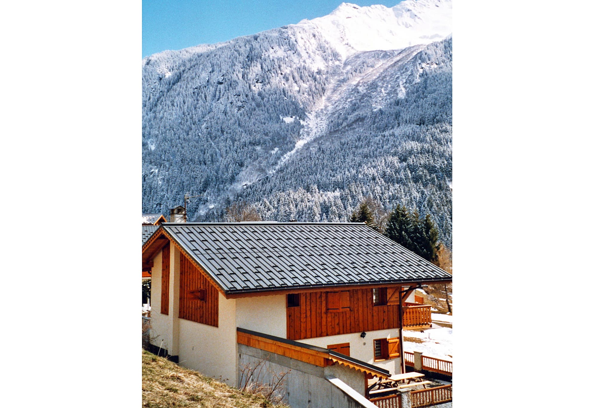 Chalet de la Côte-Uitzicht winter