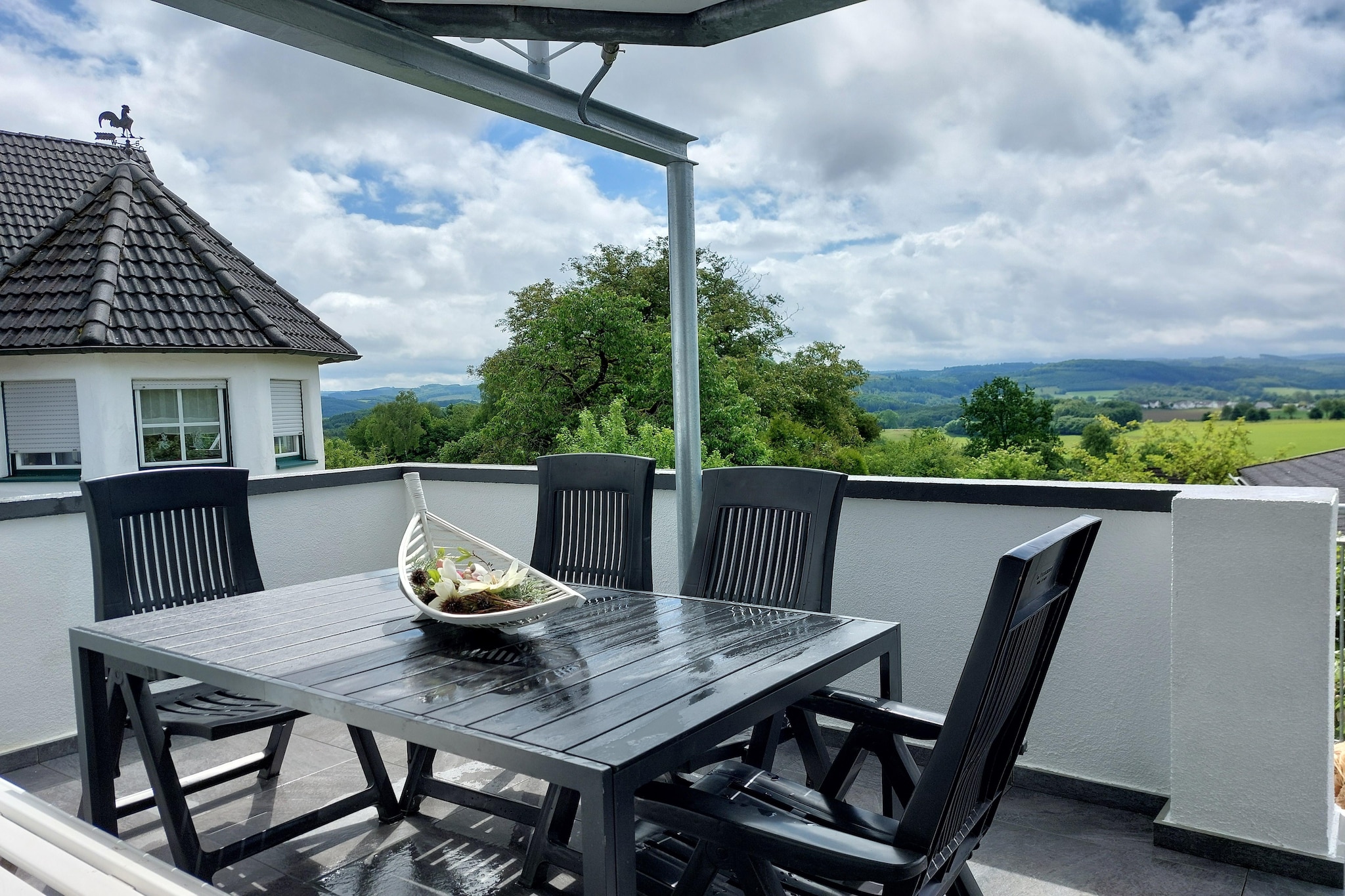 Ferienwohnung Silbecke-Terrasbalkon