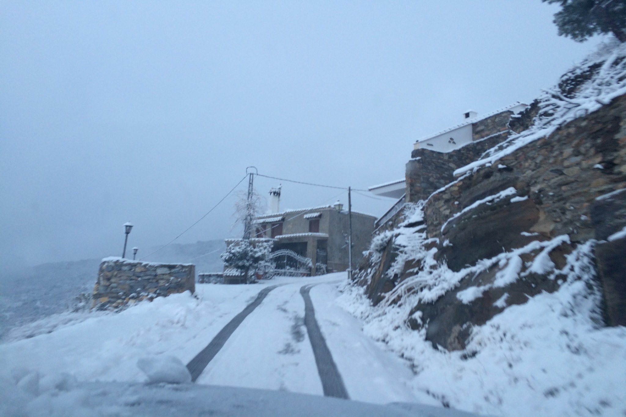 El Jaraiz - Gebied winter 1km