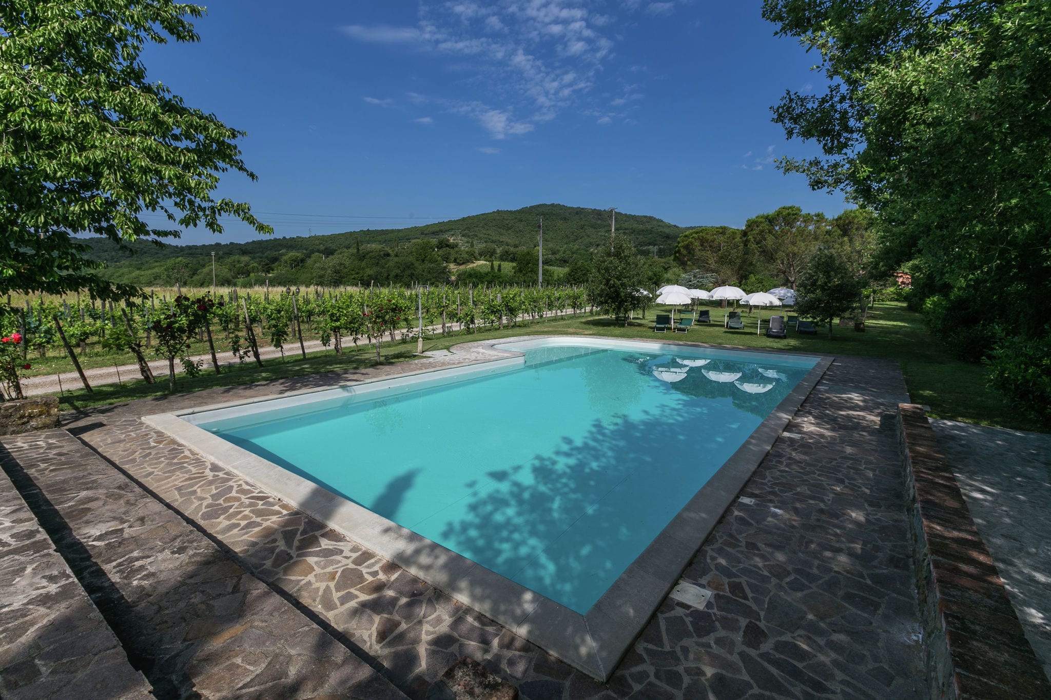 Traditionelles Ferienhaus mit Swimmingpool am See in Bucine
