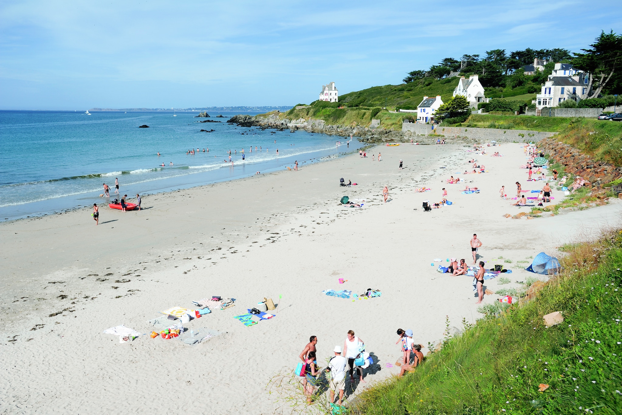 Beg ar Chastell - Gebieden zomer 1km