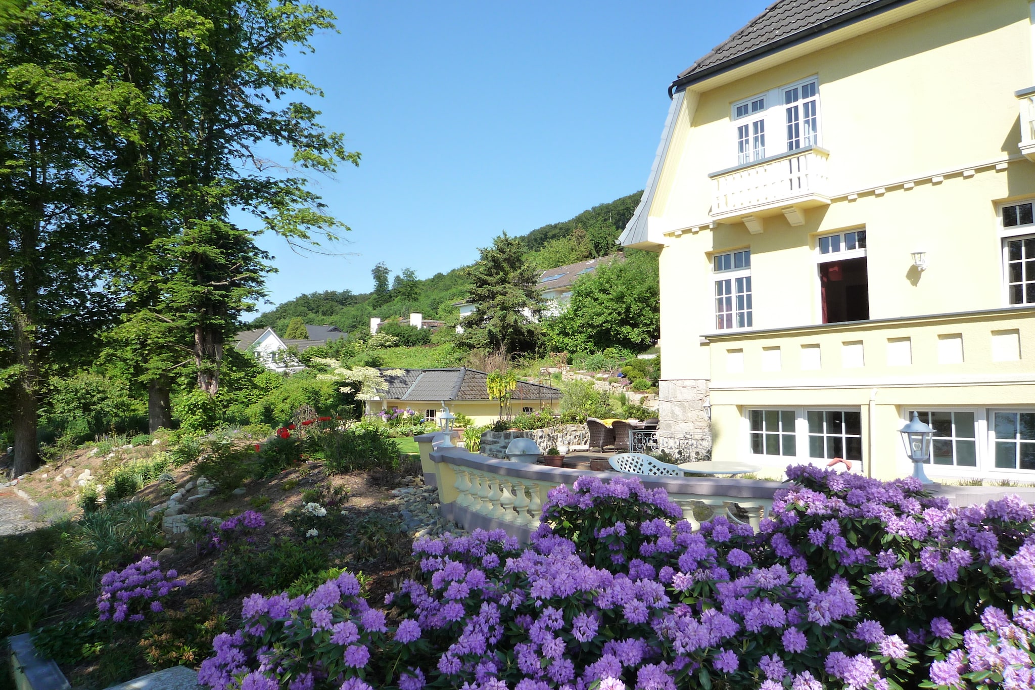 Weserbergland - Bad Pyrmont-Uitzicht zomer