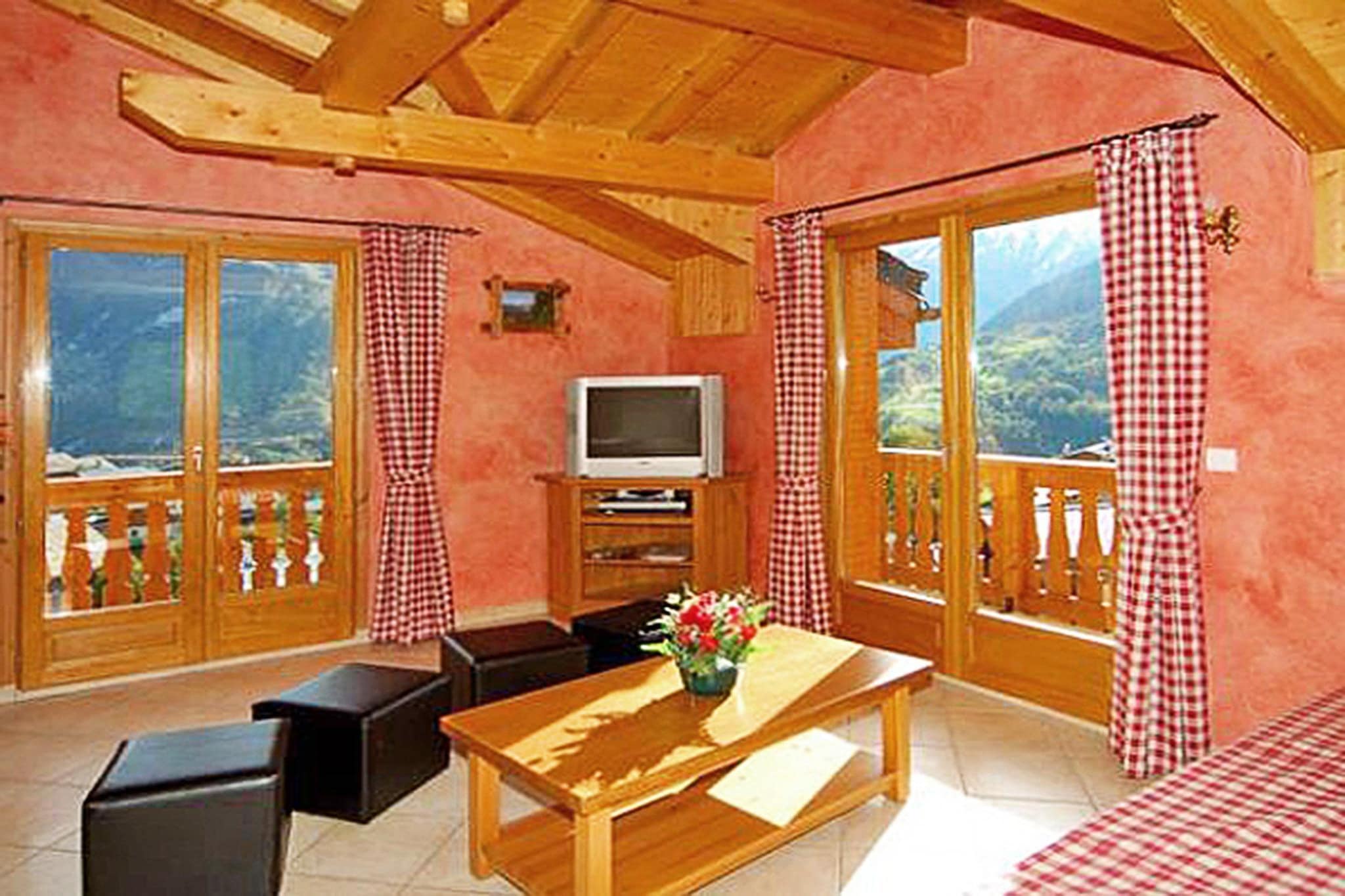 Chalet Paradis de St Martin-Woonkamer