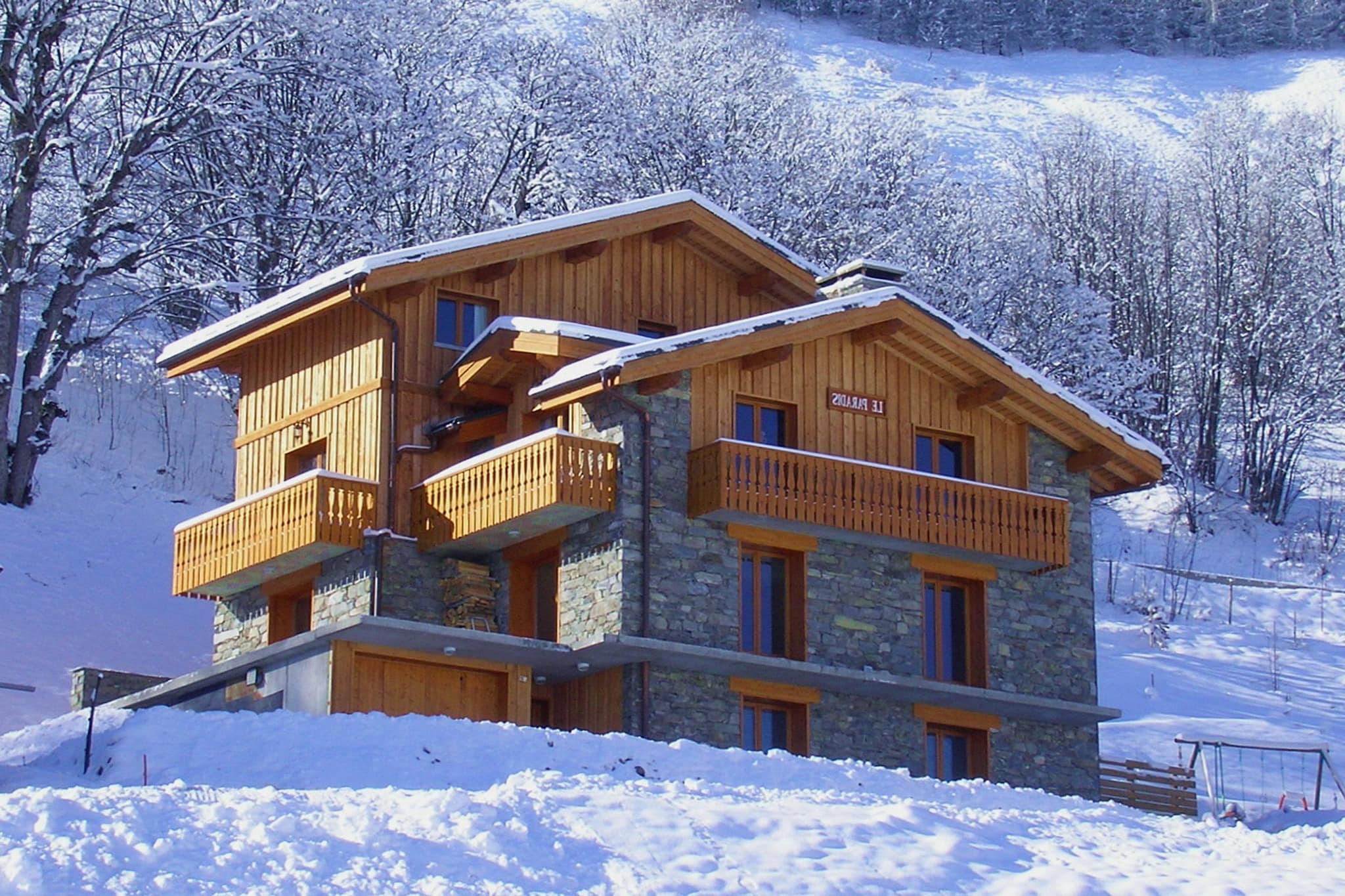 Chalet Paradis de St Martin-Exterieur winter