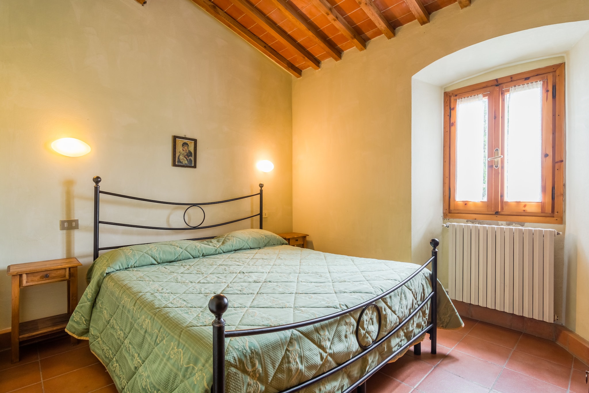 Scenic Tuscan Retreat
Tucked away in the quiet countryside of Pian di ScÃ², this charming mansion is a haven of peace and natural beauty. Surrounded by hills and olive groves, itâ€™s an ideal escape for couples or families seeking a slower pace and authentic Tuscan charm. The large shared garden offers space to unwind beneath the cypress trees.

Outdoor Living for All Ages
Spend sun-soaked afternoons in the shared swimming pool, whether you're enjoying a cooling dip, lounging poolside with a book, or watching the kids splash around. The garden offers plenty of space for children to explore and play freely, with dedicated play equipment for their entertainment. For more family fun, the table tennis area is perfect for friendly matches, and local-style game to enjoy under the Tuscan sun. In the evenings, light up the barbecue for a relaxed alfresco dinner featuring fresh local produce, perfect for long conversations and starry skies.

Explore, Taste, and Experience Tuscany
Nearby, explore Torre Arnolfo di Cambio in Castelfranco di Sopra for sweeping views and a dose of medieval history. Nature lovers can head to Le Balze in Reggello, a dramatic ochre-hued landscape perfect for hikes and scenic photos, or wander through the tranquil 900-hectare Forest of Reggello. Art and architecture enthusiasts will enjoy visits to Castello di Sammezzano, Castello di Leccio, and the Masaccio Museum. For dining, savor rustic Tuscan dishes at Il Canniccio or Trattoria Antica Torre, and donâ€™t miss local delicacies like ribollita, finocchiona, and cantucci paired with a fine Chianti.