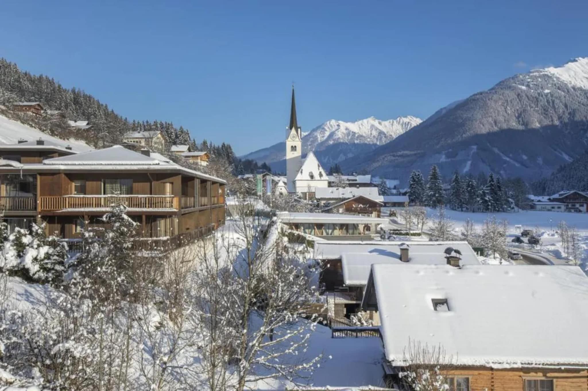 Schöneben Haus Wikinge - Gebied winter 1km