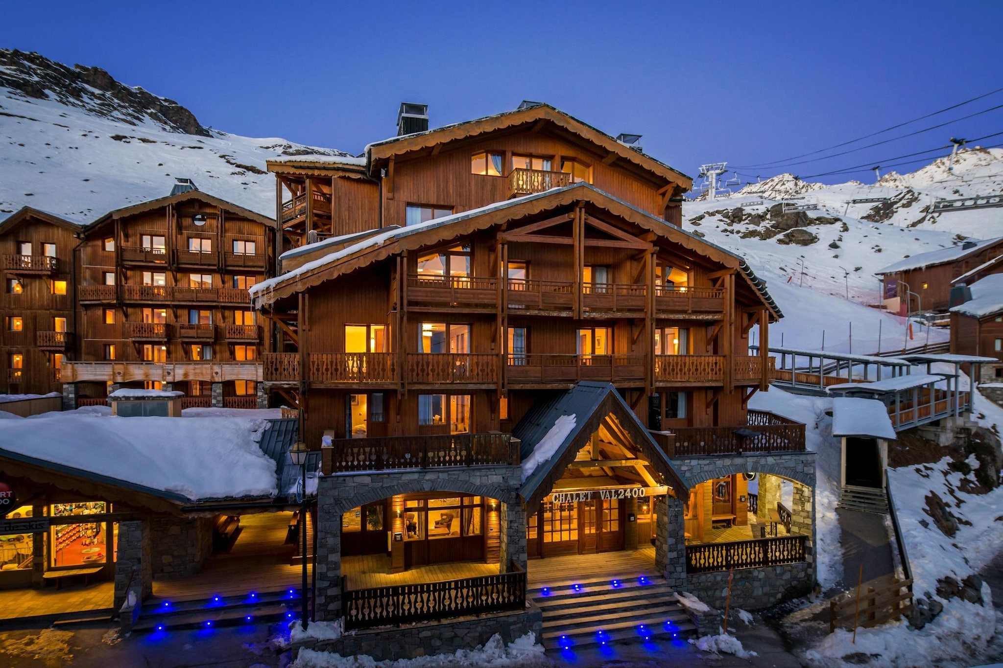 Chalet Altitude Val 2400 4-Außenbereich Winter