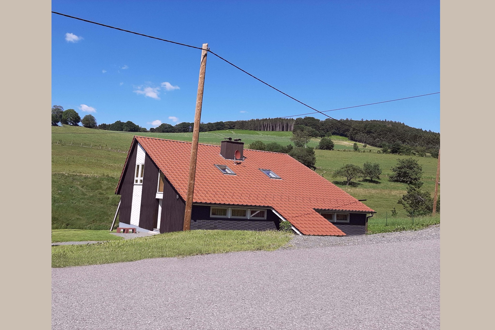 Dachsbau-Buitenkant zomer