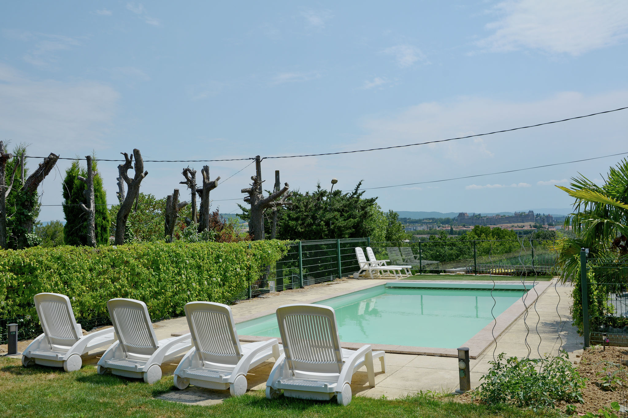 Jolie villa avec piscine et jacuzzi à Carcassonne - Wifi