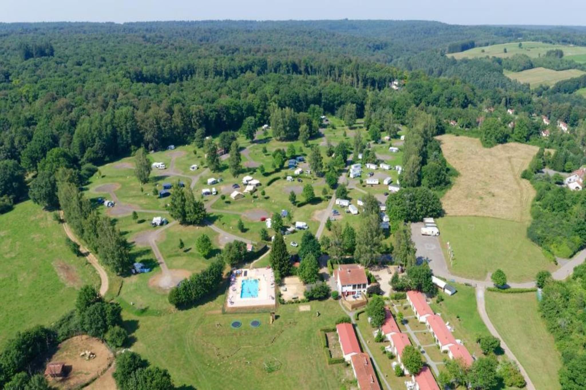 Le Pigeonnier-Gebieden zomer 20km