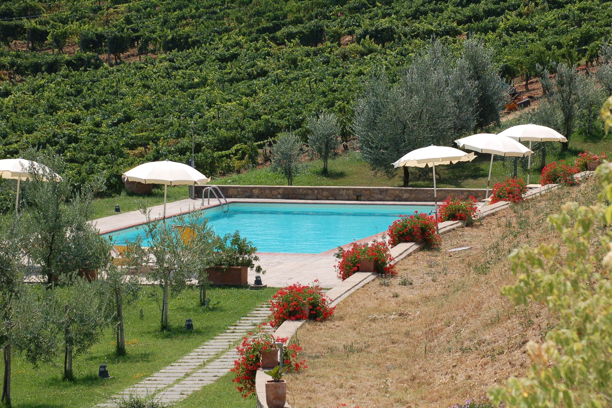 Centraal in Toscane gelegen woning op agriturismo met zwembad