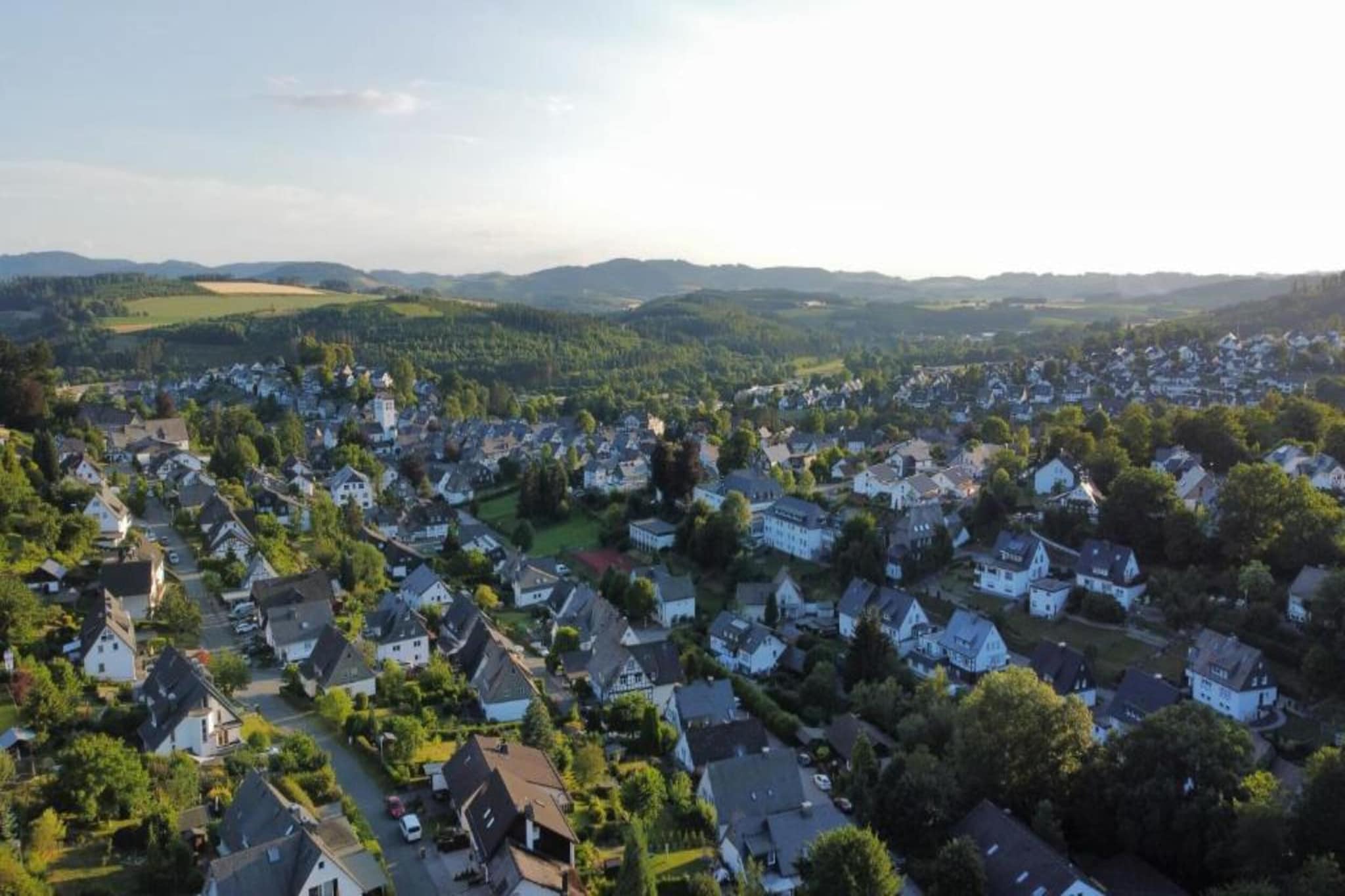 Oberkirchen-Gebieden zomer 20km