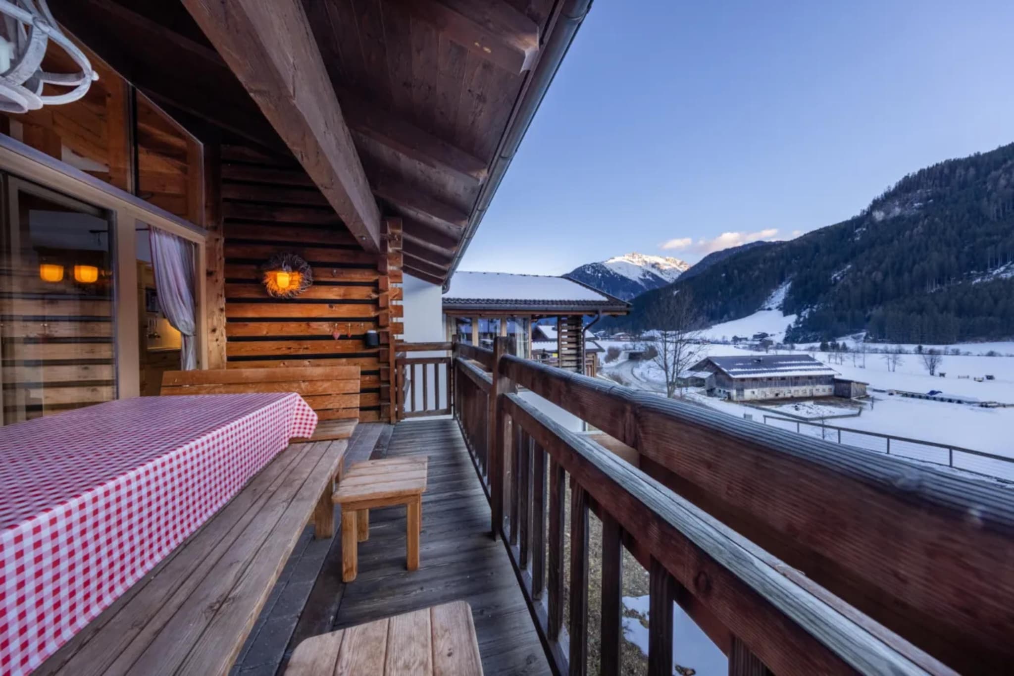 Schöneben Chalet Wiesenwald - Uitzicht winter