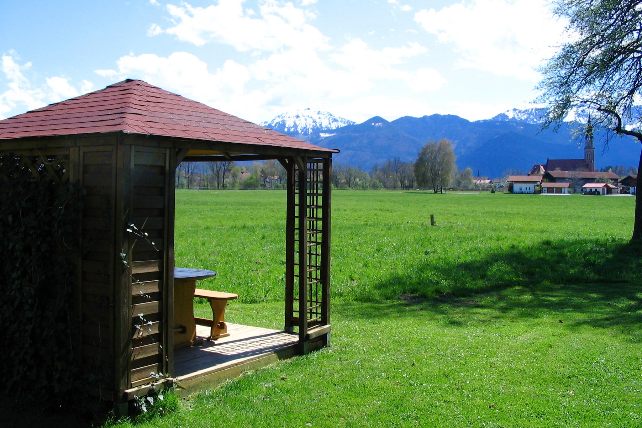 Im Bauernhaus-Terrassenbalkon