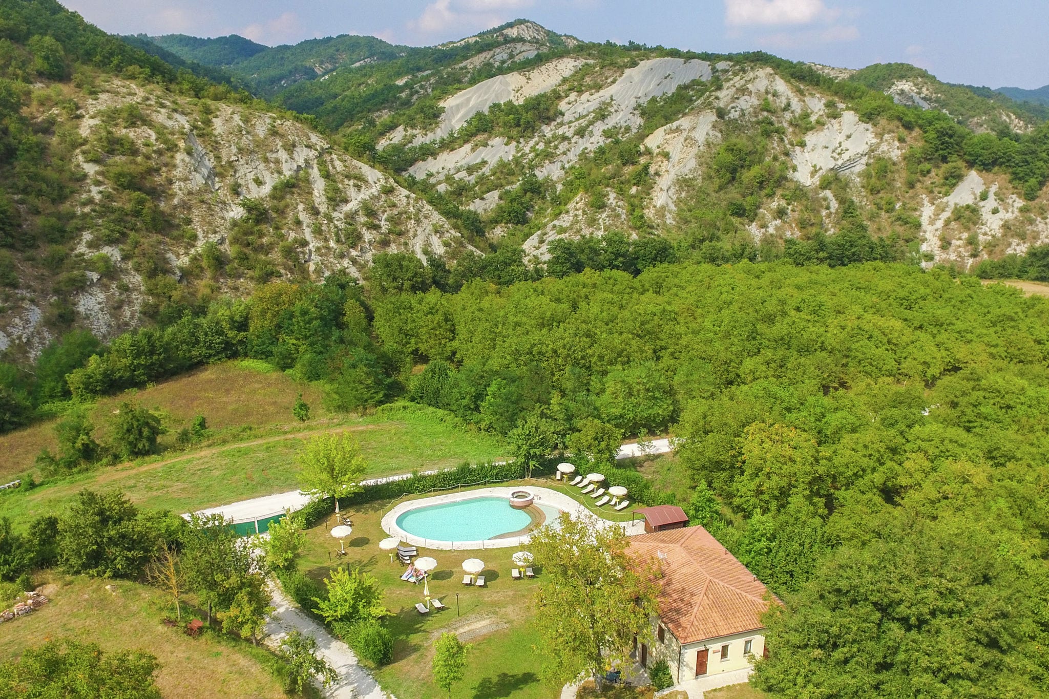 Fraaie vakantiewoning in Apecchio gelegen in een vallei