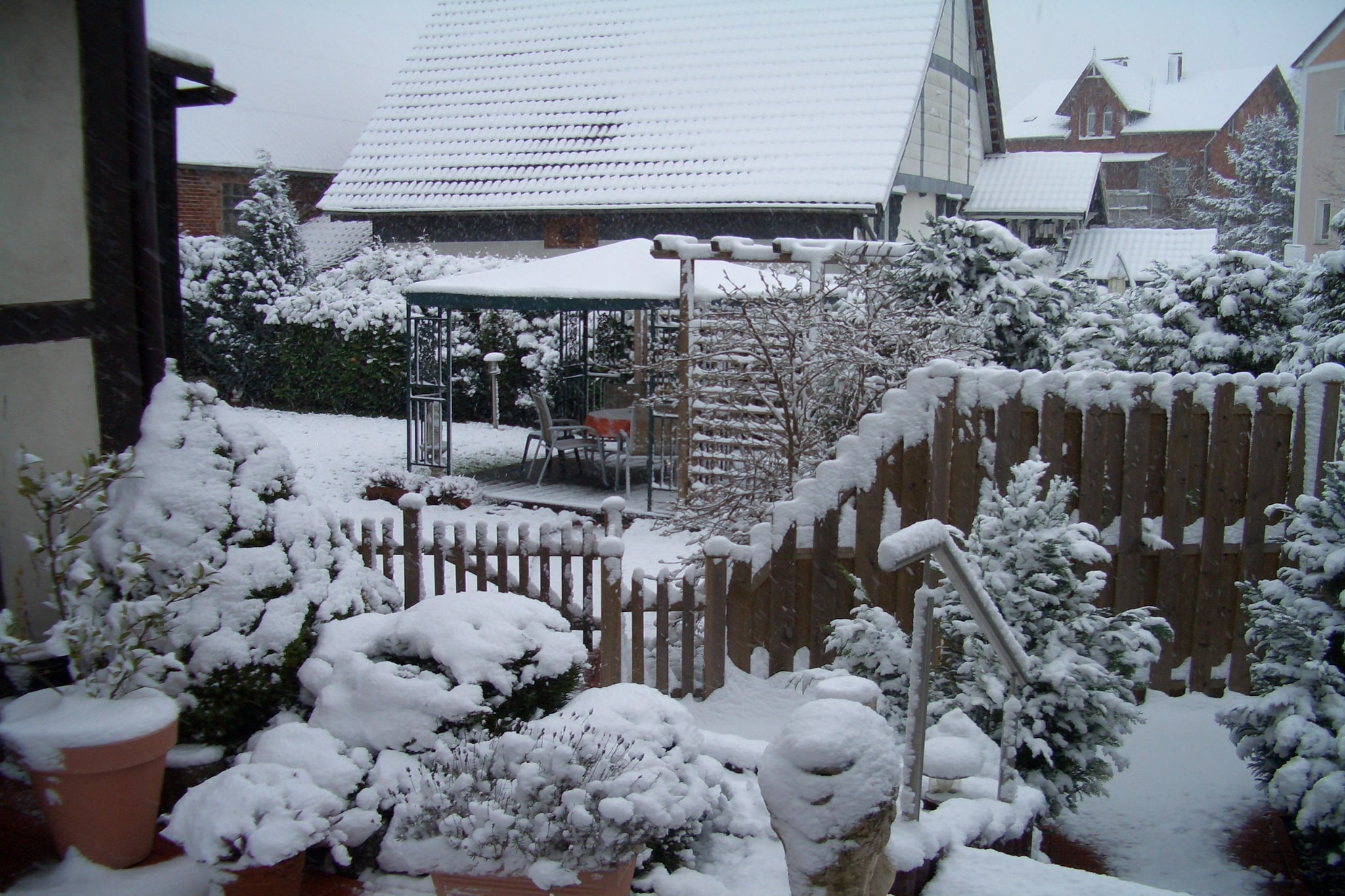 Weserbergland-Tuin winter