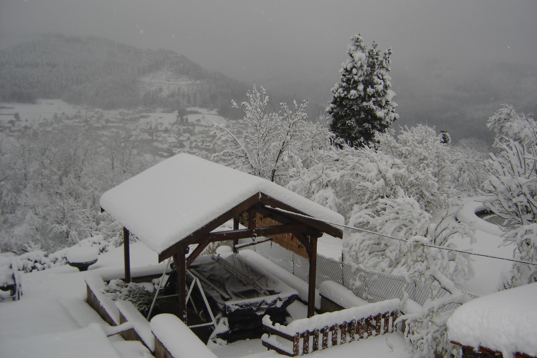 Le Gîte Fleuri-Garten Winter