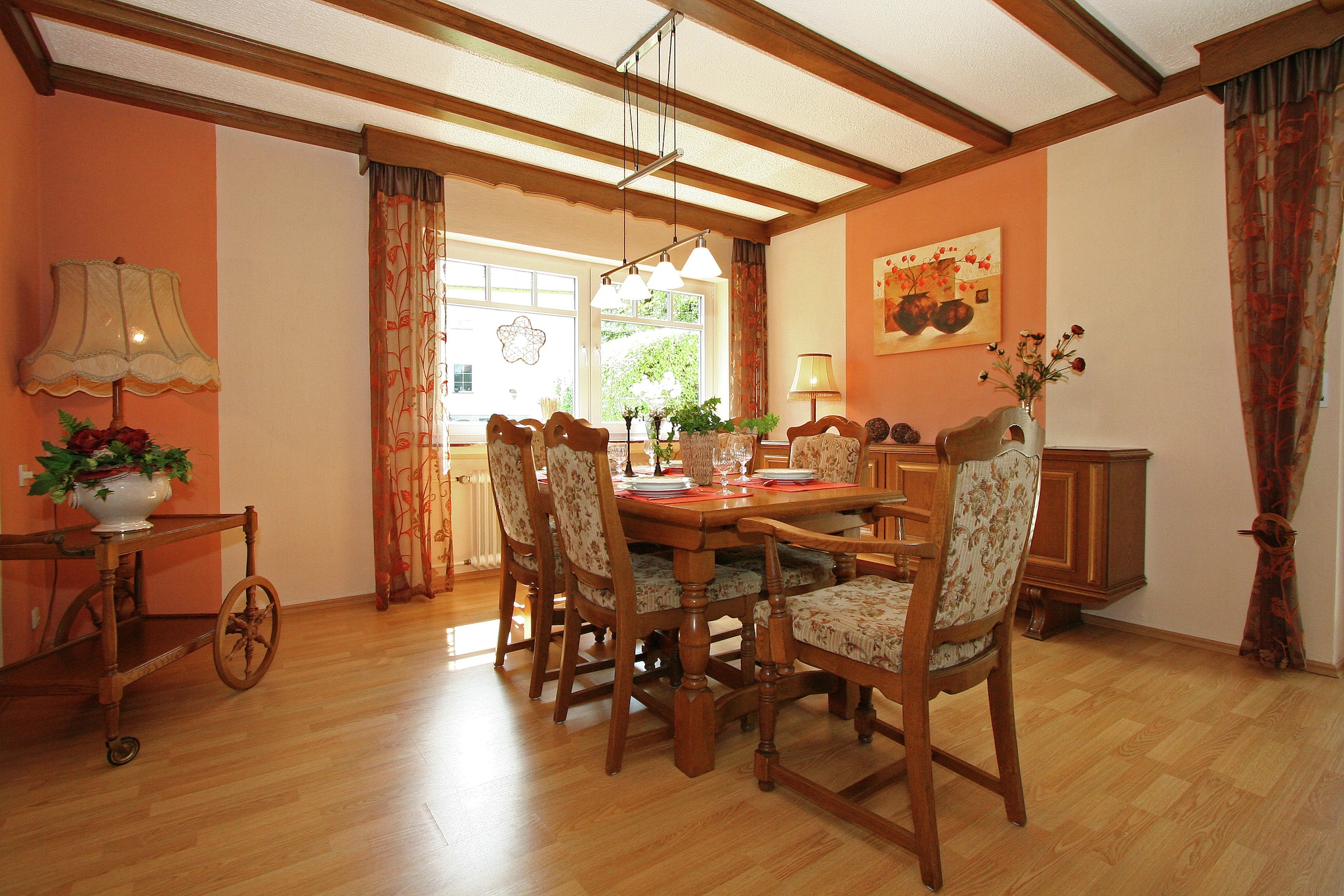 Ferienhaus zum Wäldchen-Dining room