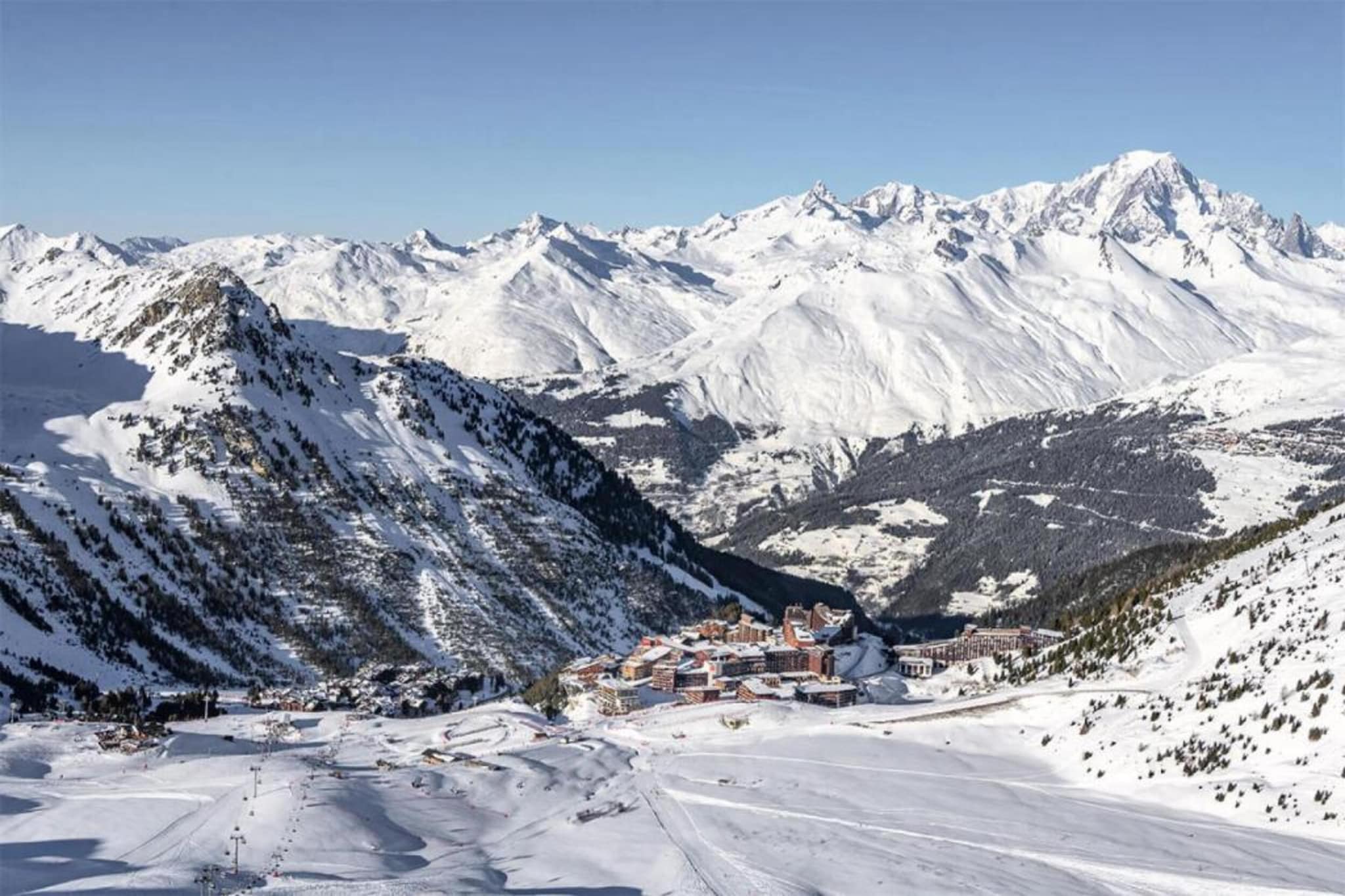 Residence Le Roc Belle Face 4-Gebied winter 20km