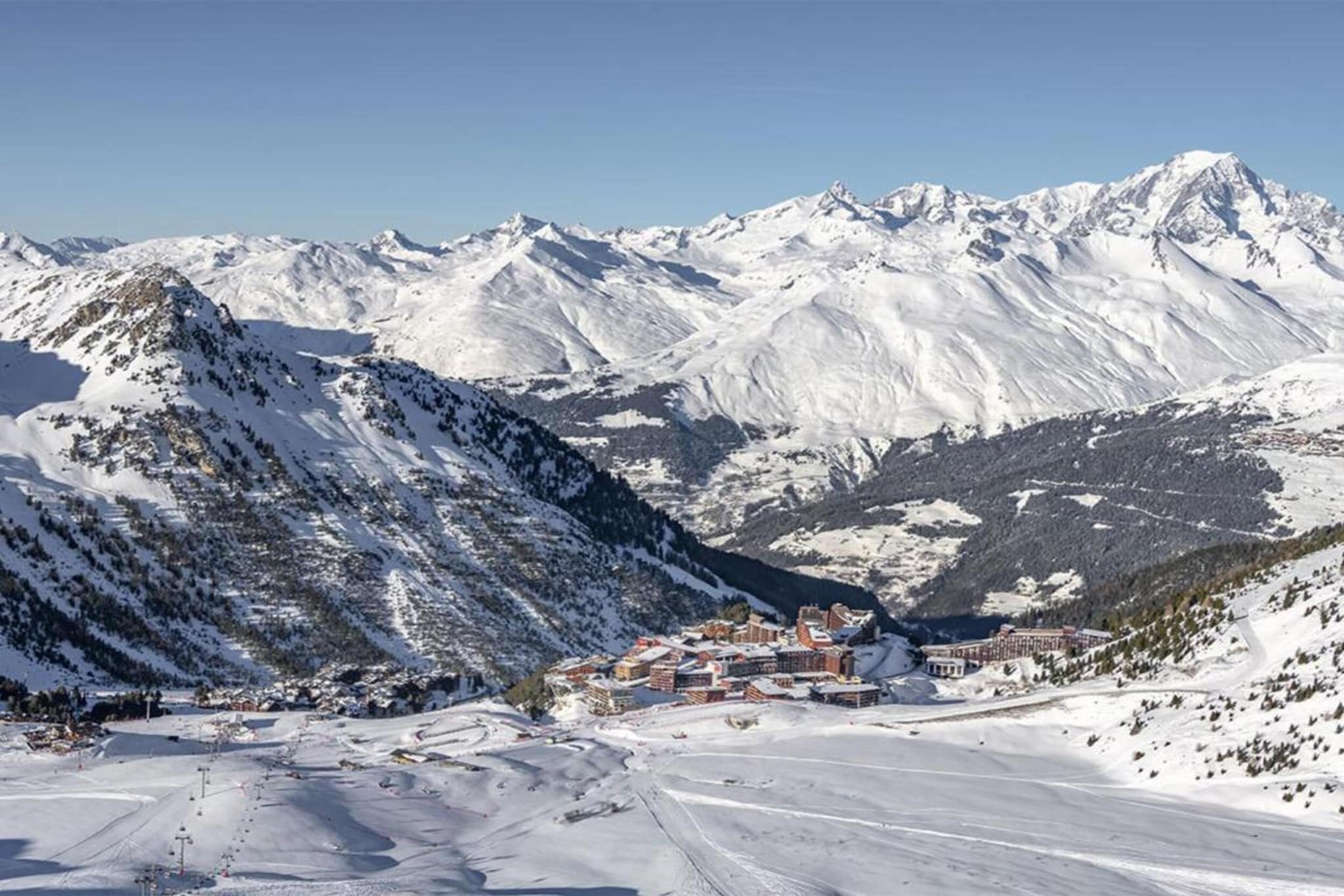Residence Le Roc Belle Face 4-Gebied winter 20km