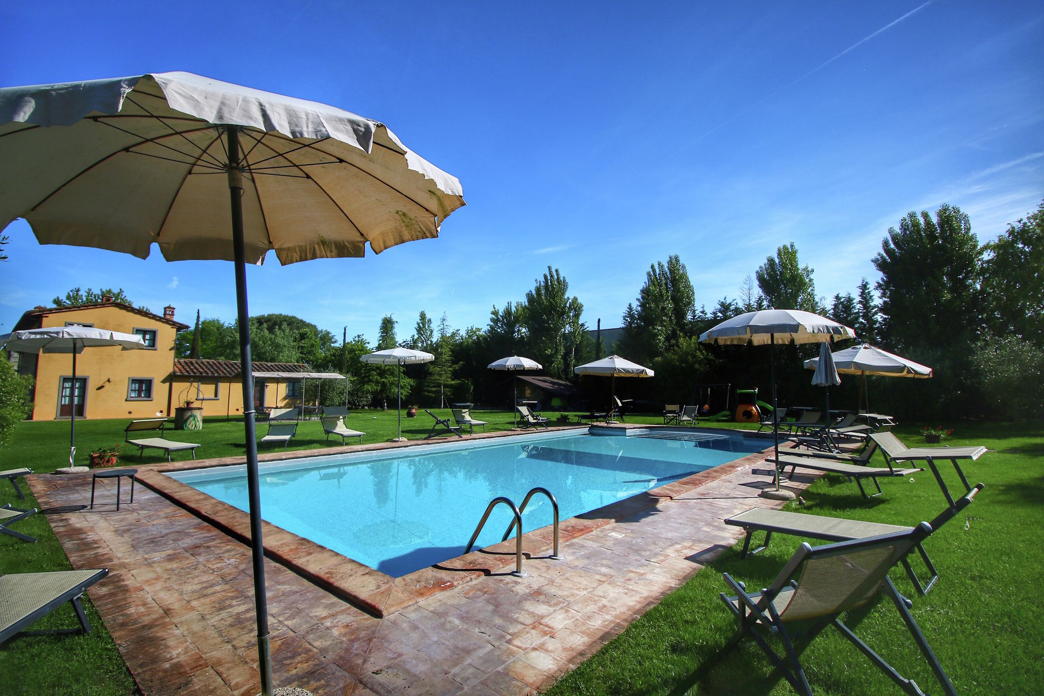 Elegante boerderij met zwembad in Cortona, Toscane, Italië