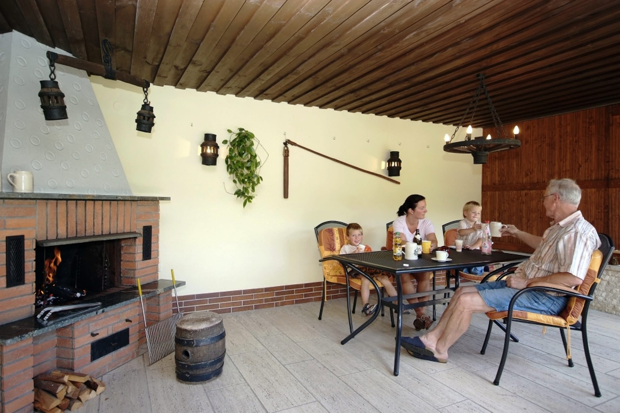 Fränkische Schweiz-Terrasbalkon