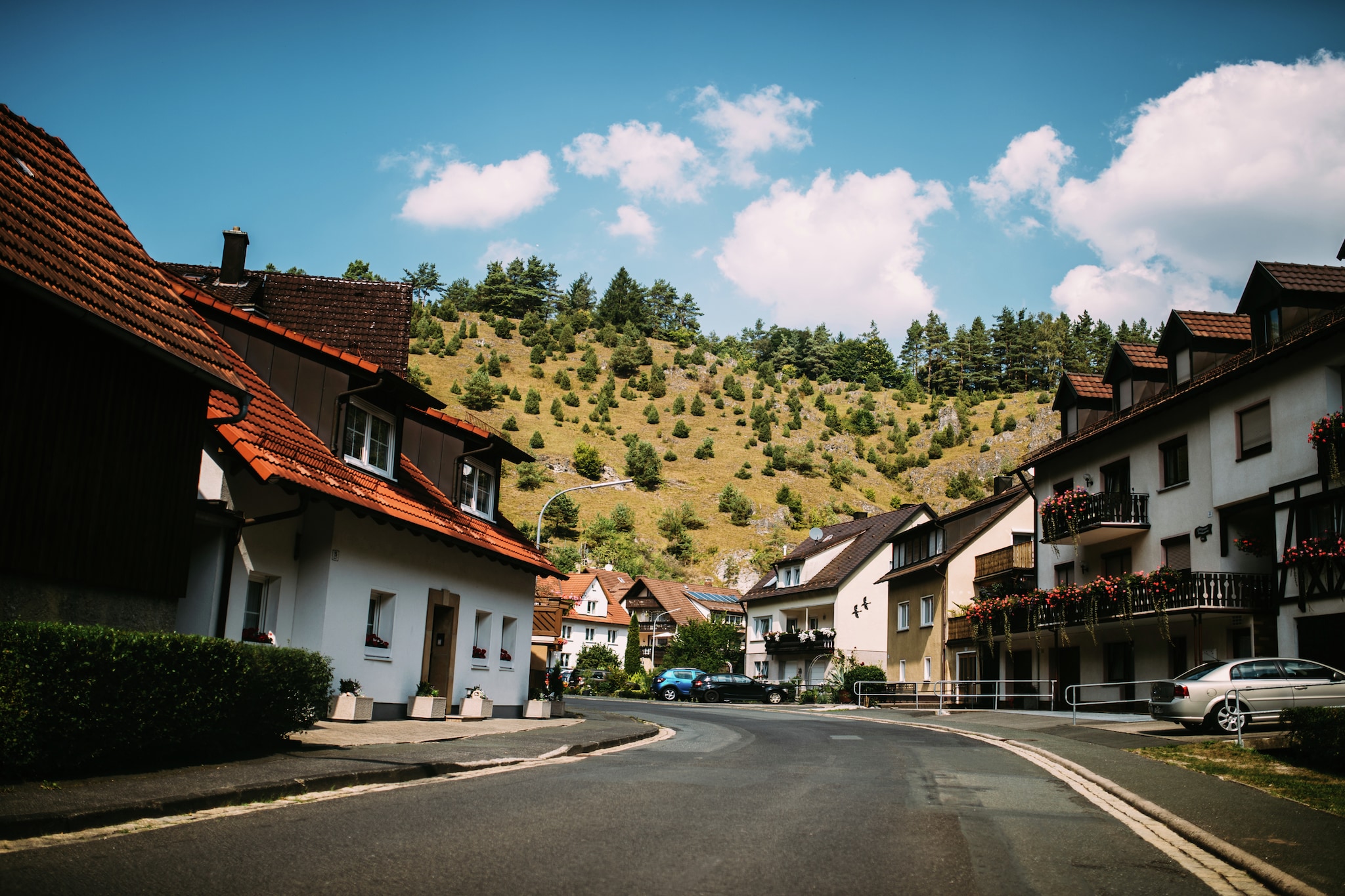 Fränkische Schweiz-Gebieden zomer 1km