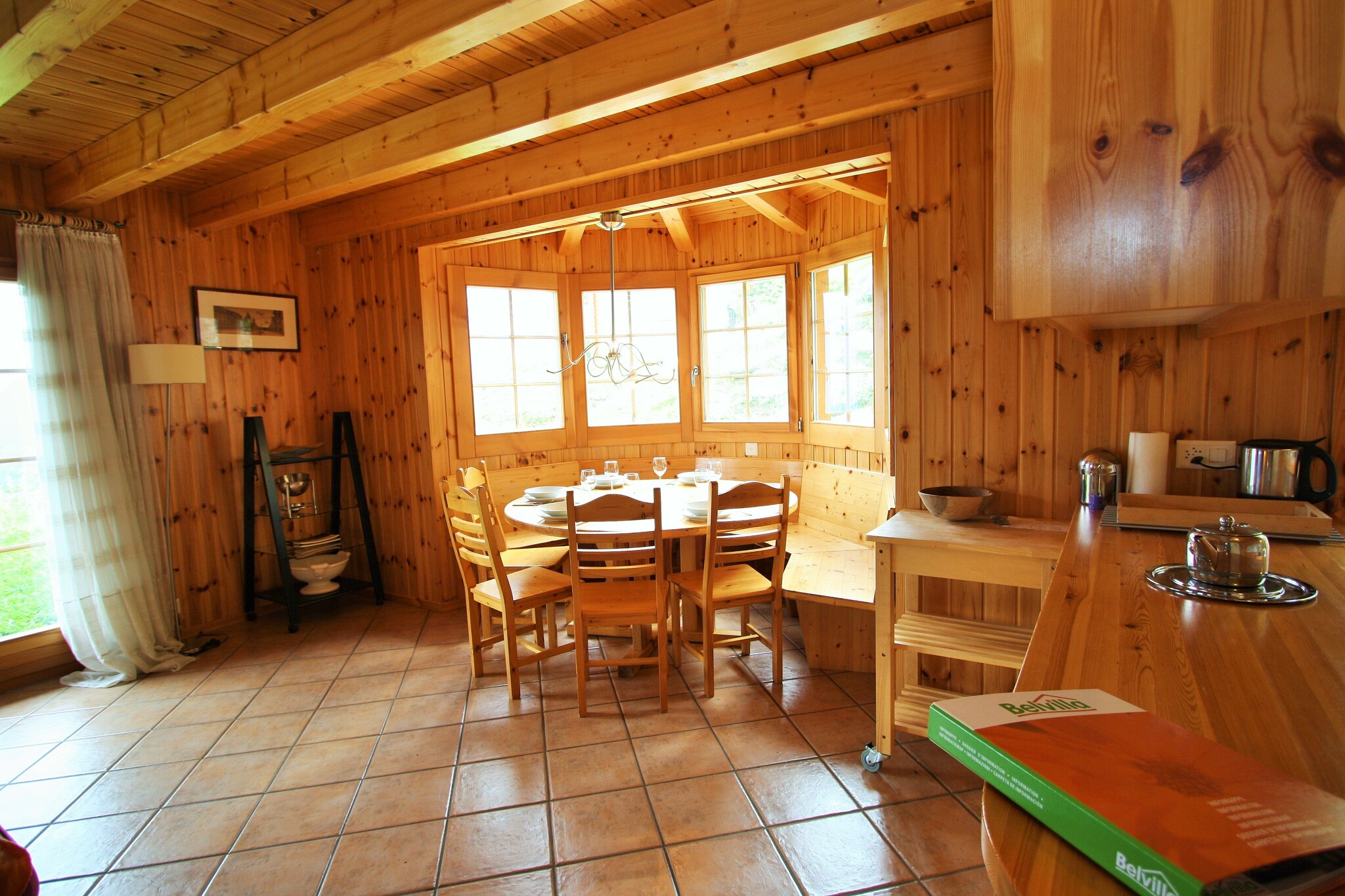 An optional utilities and service fee of CHF 290,00 will be charged before your arrival. Details are given below.<br> Spacious Alpine Comfort
Chalet Sviv offers a peaceful mountain retreat with plenty of room for families or groups. Set slightly above the village, it combines comfortable bedrooms with inviting shared spaces, including a bright living room with a fireplace and access to a private terrace and balcony. From here, you can take in sweeping views of the surrounding peaks or enjoy quiet evenings in the sauna or outdoor hot tub. Slopes and Scenic Walks
At 1,050 meters above sea level, the chalet sits in a prime spot for both skiing and hiking. The ski lift is just 200 meters away, connecting you to the slopes of Les Masses and the wider 4 Vallées area. In summer, trails begin right outside the door, leading through alpine meadows and forests above the Rhône Valley. The village center, located 3 km away, provides shops and essentials, while the chalet's location guarantees calm after a day of exploring. Dining in the Valley
Guests can discover hearty Swiss flavors at restaurants in Les Masses and nearby Hérémence, where traditional mountain dishes like raclette and fondue highlight local culture. A short drive to Vex or Thyon opens more dining choices, ranging from rustic chalets serving regional cuisine to relaxed eateries perfect for après-ski evenings. For those who prefer cooking at home, the well-equipped kitchen and terrace with garden furniture invite you to share meals while enjoying the fresh alpine air. <br><b> Optional Utilities & Service Package </b><br><b> An optional utilities and service package of CHF 290,00 </b> can be selected prior to your arrival. You will receive a separate communication with the payment link should you wish to include it.<br>This package ensures a seamless stay and conveniently covers services such as final cleaning, utility consumption, service support, and protection against minor damages or incidental costs during your stay.<br>Guests who prefer may manage these services independently, provided the property is returned in good order at check-out.