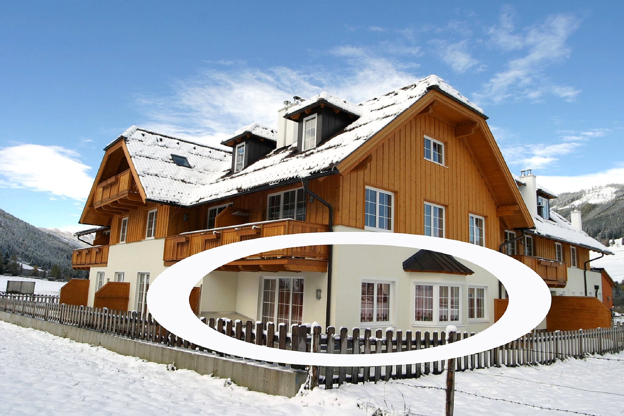 Appartement An der Piste-Exterior in winter