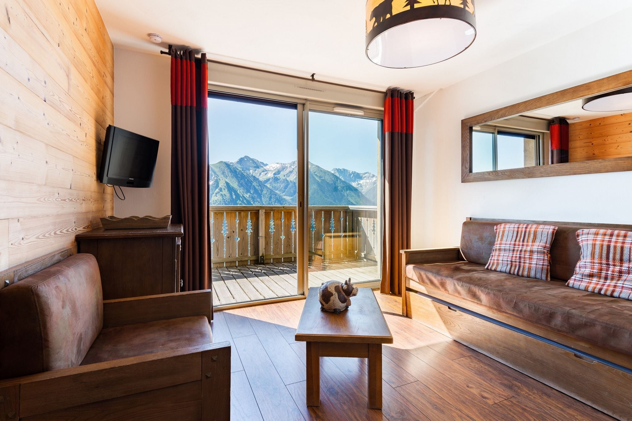 Nice apartment with balcony just 500 m. from the ski lift