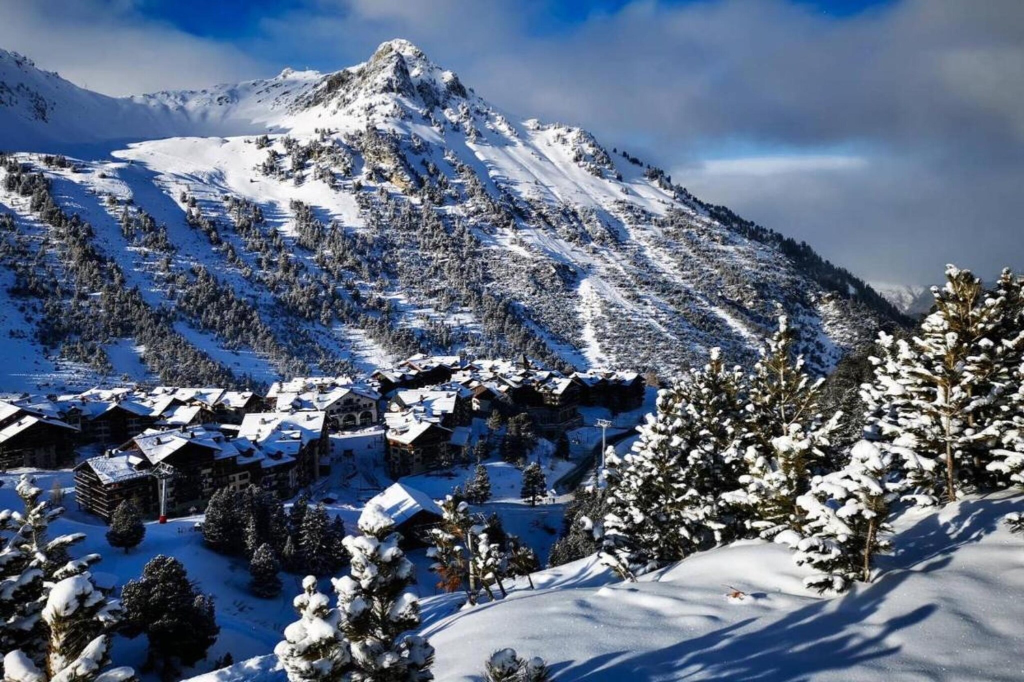 Chalet de L'Ours 3-Gebied winter 20km